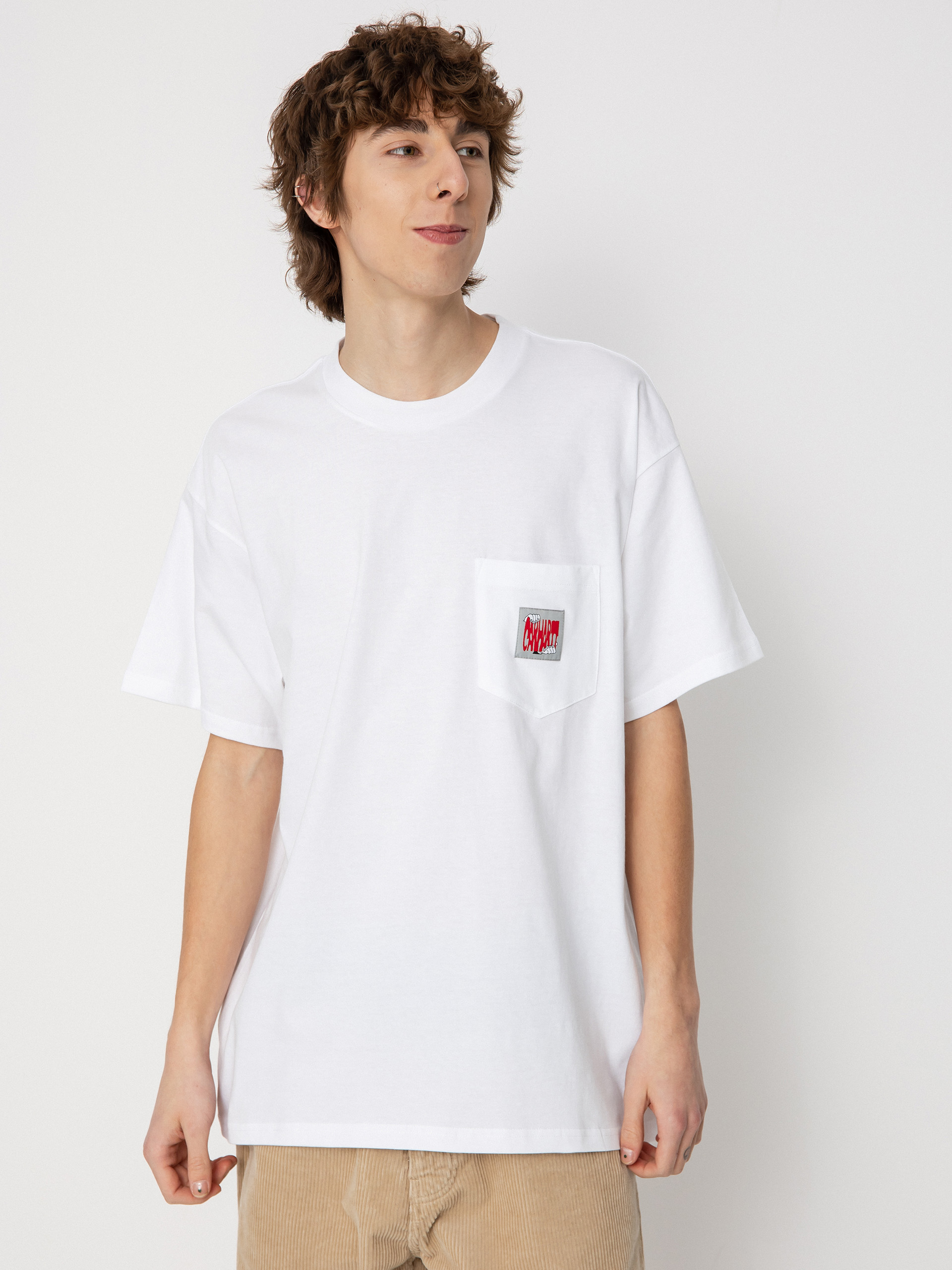 Carhartt WIP Stretch Pocket T-shirt (white)