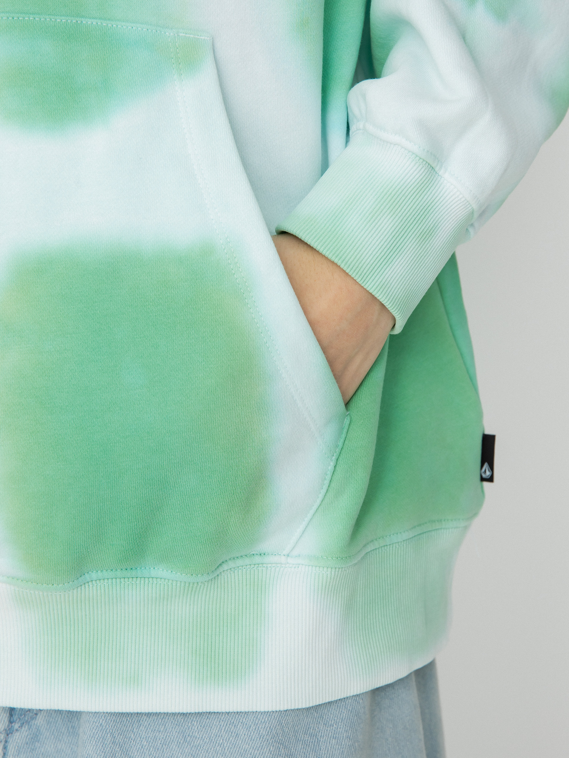 Volcom Trippin Dye HD Hoodie green (bottle green) - Main Image