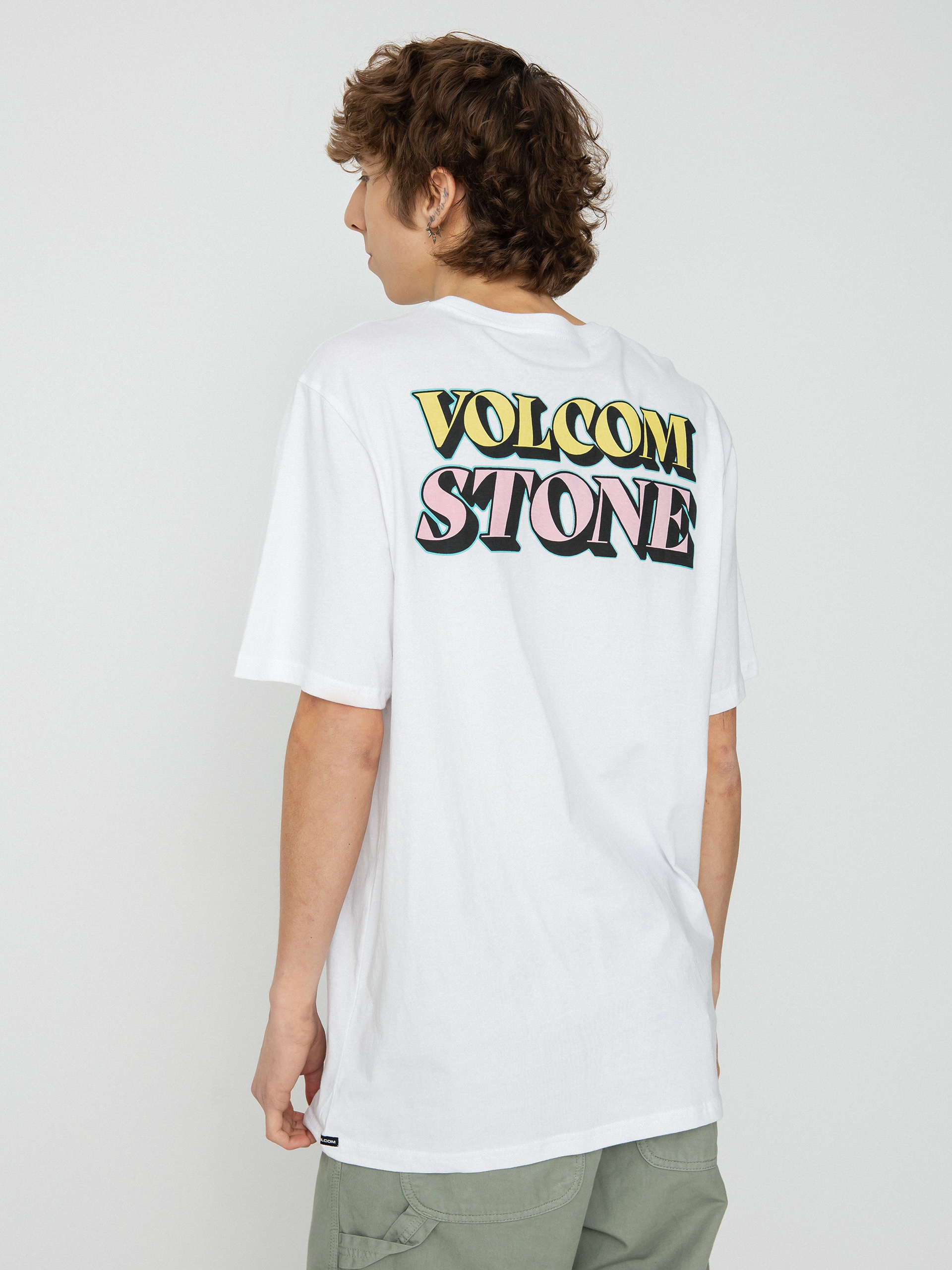 Volcom Stript T-Shirt (white)