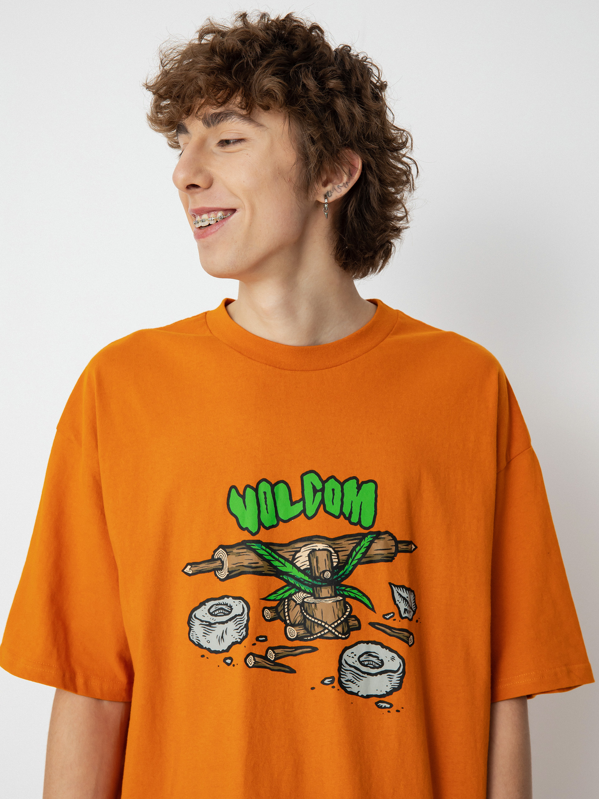 Volcom Fa Todd Bratrud Lse 1 T-shirt (saffron)