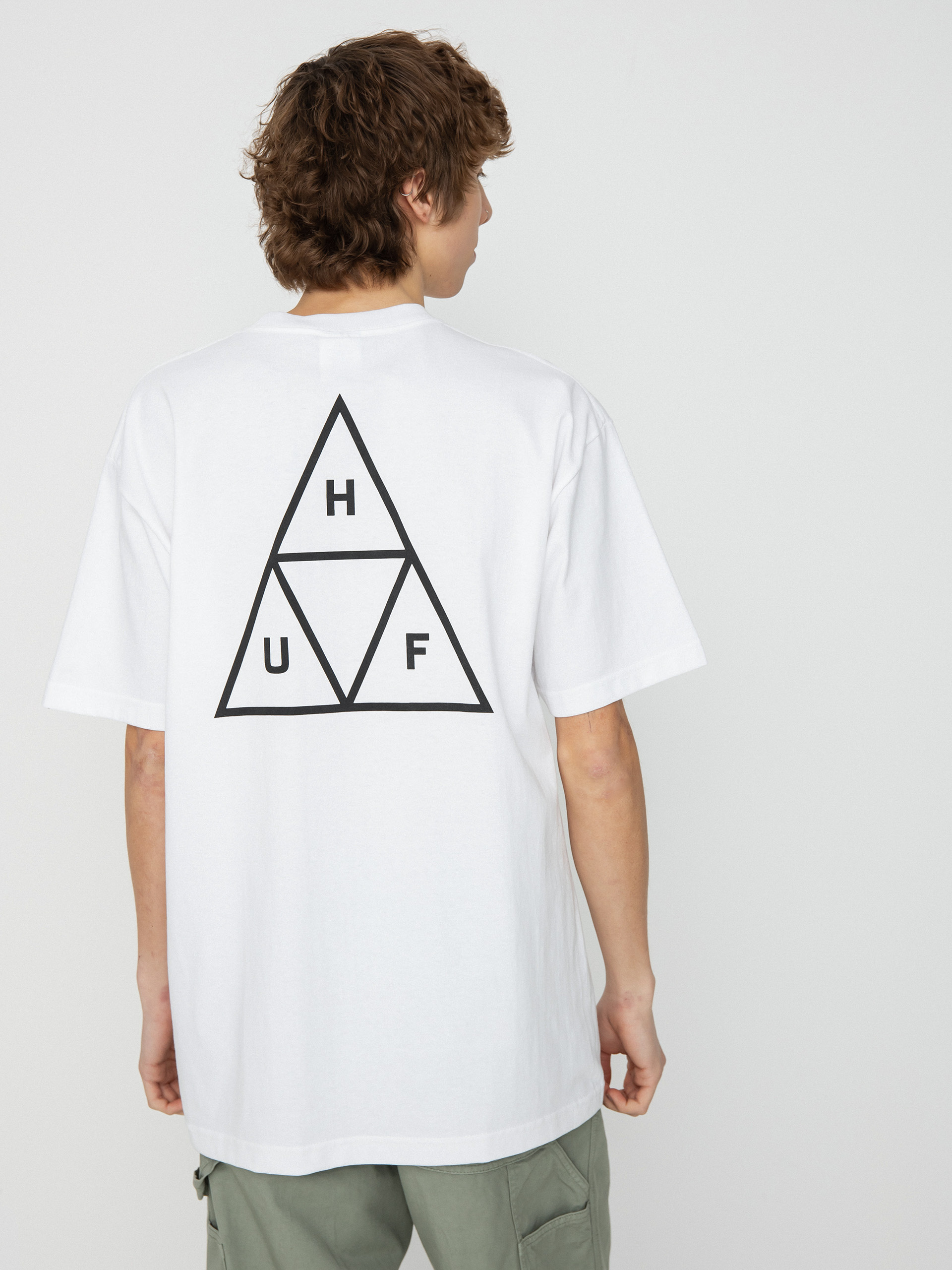 HUF Triple Triangle T shirt white white