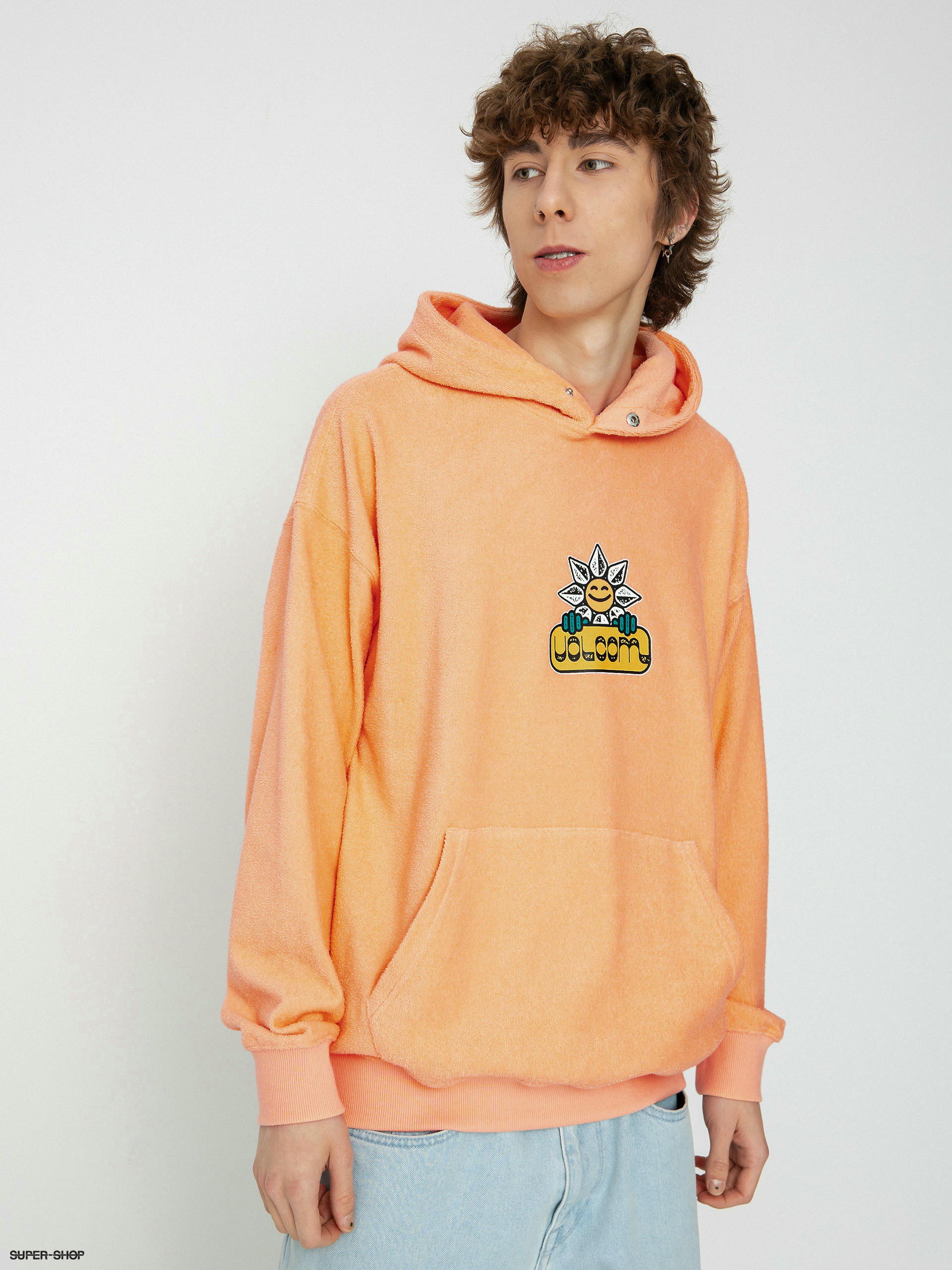 Peach hoodie clearance