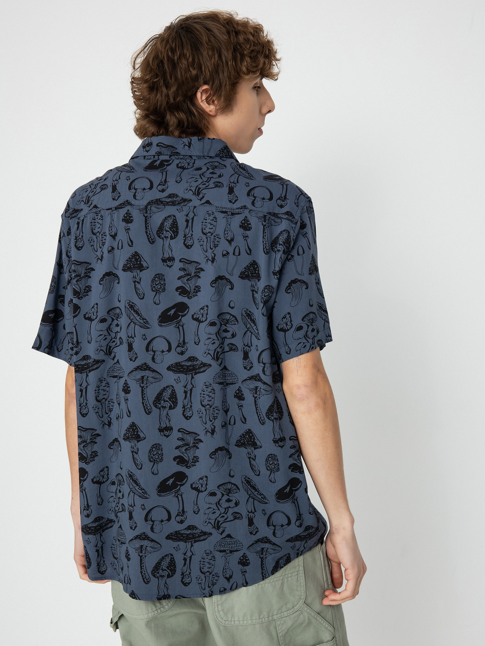 RVCA Matus Mushroom Shirt (moody blue)