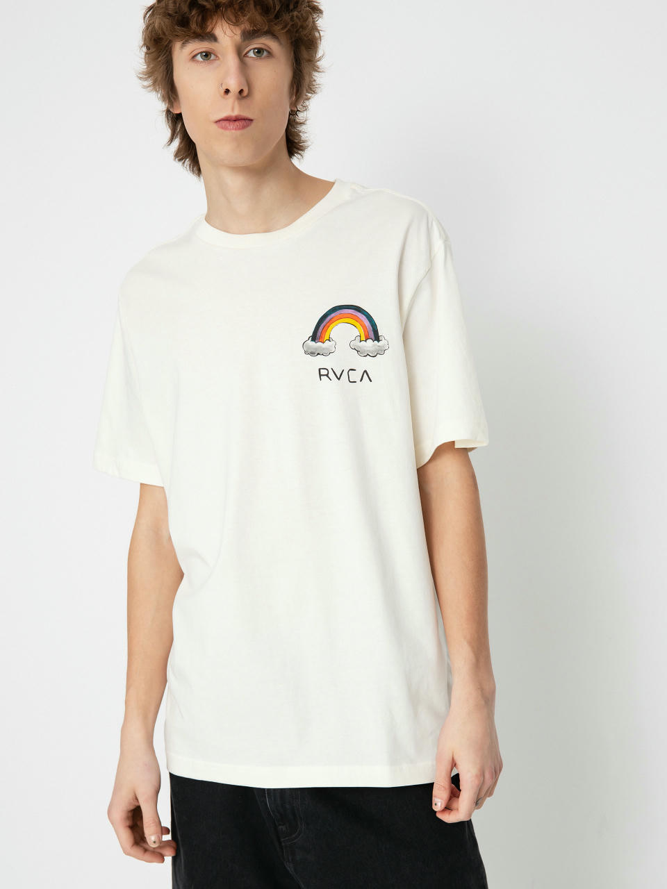 RVCA Rainbow Connection T-Shirt (antique white)