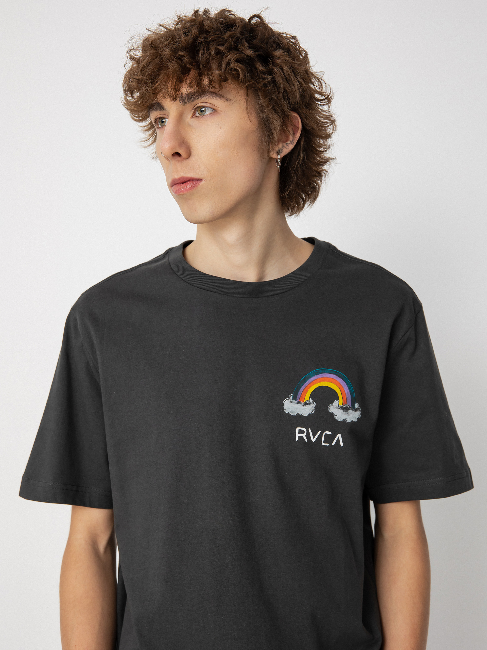 RVCA Rainbow Connection T-shirt (pirate black)