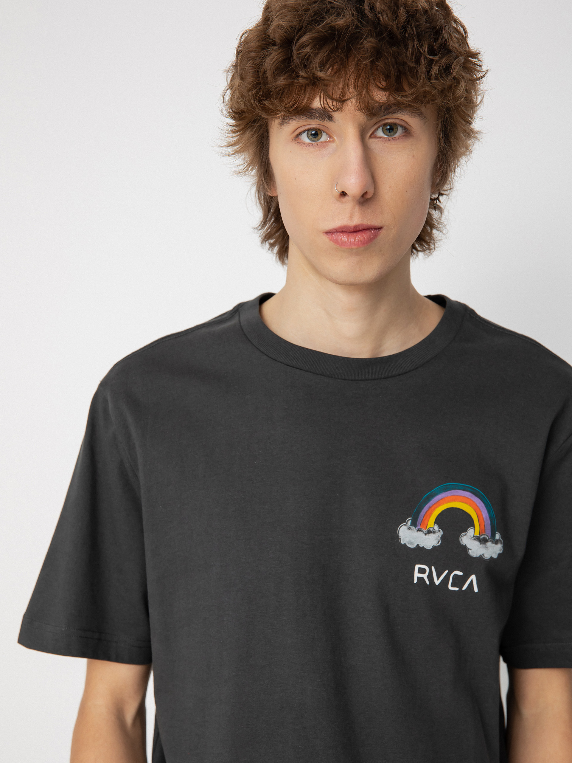 RVCA Rainbow Connection T-shirt (pirate black)
