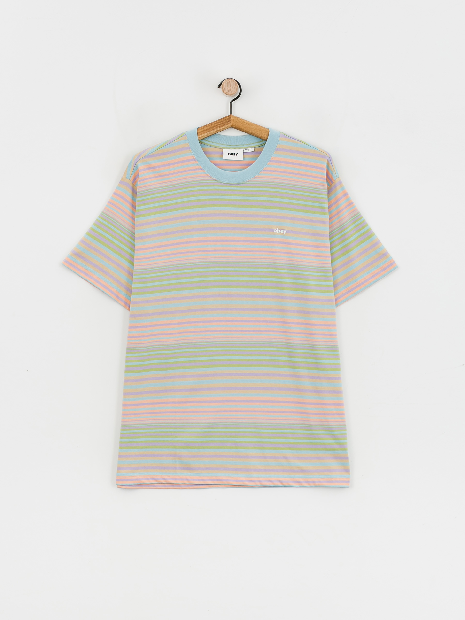 OBEY Break T-shirt (sky blue multi)