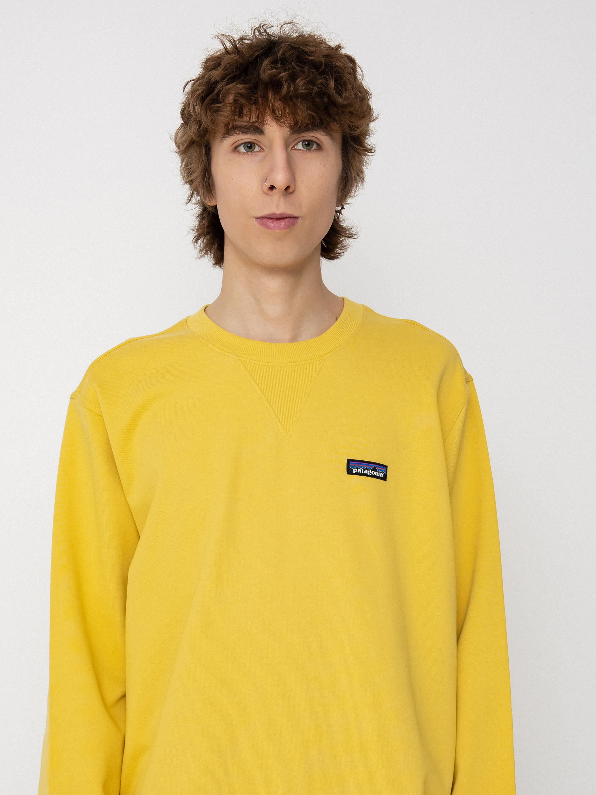 Patagonia Regenerative Organic Certified Cotton Crewneck Sweatshirt (surfboard yellow)
