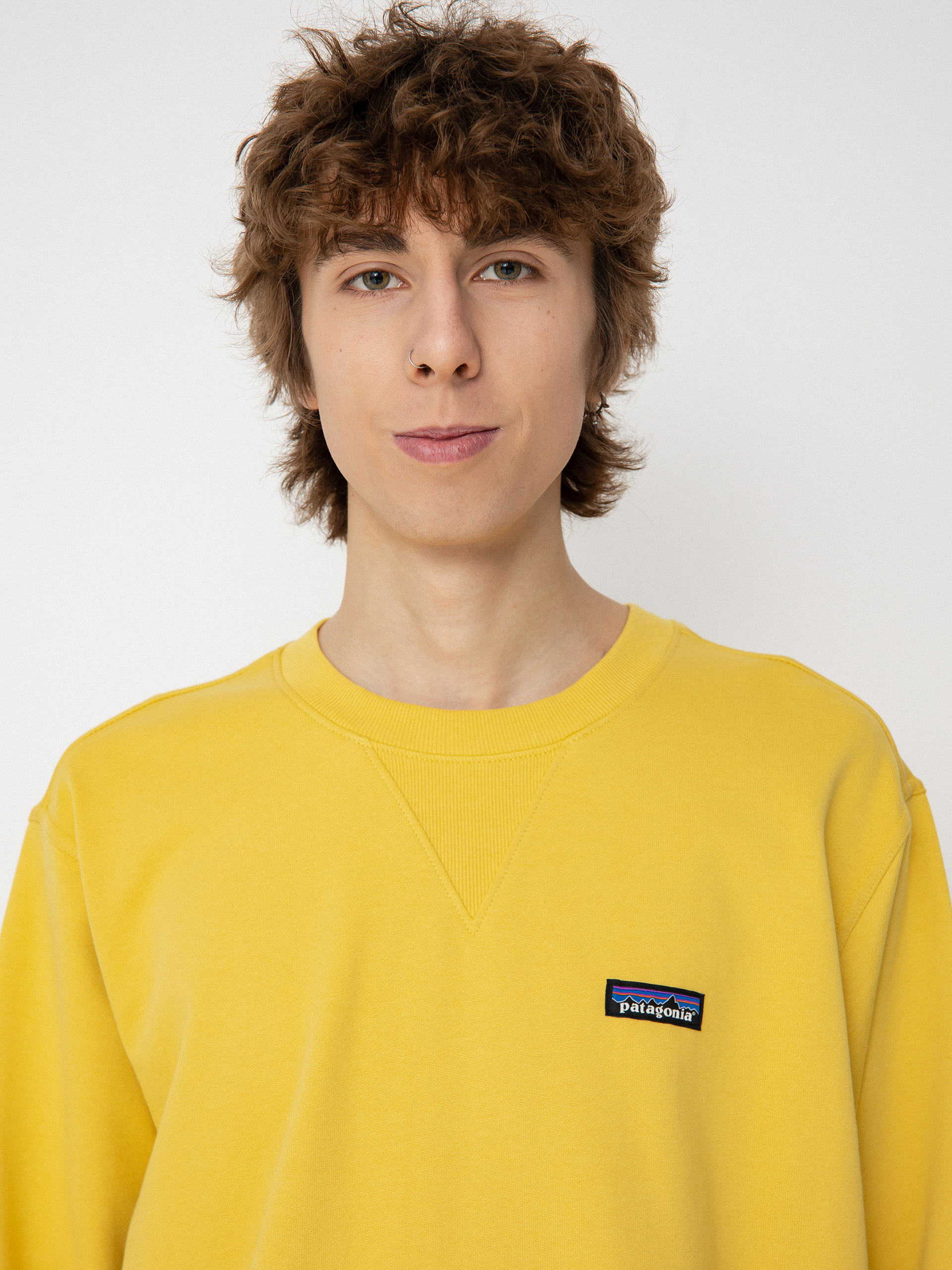 Patagonia Regenerative Organic Certified Cotton Crewneck Sweatshirt (surfboard yellow)