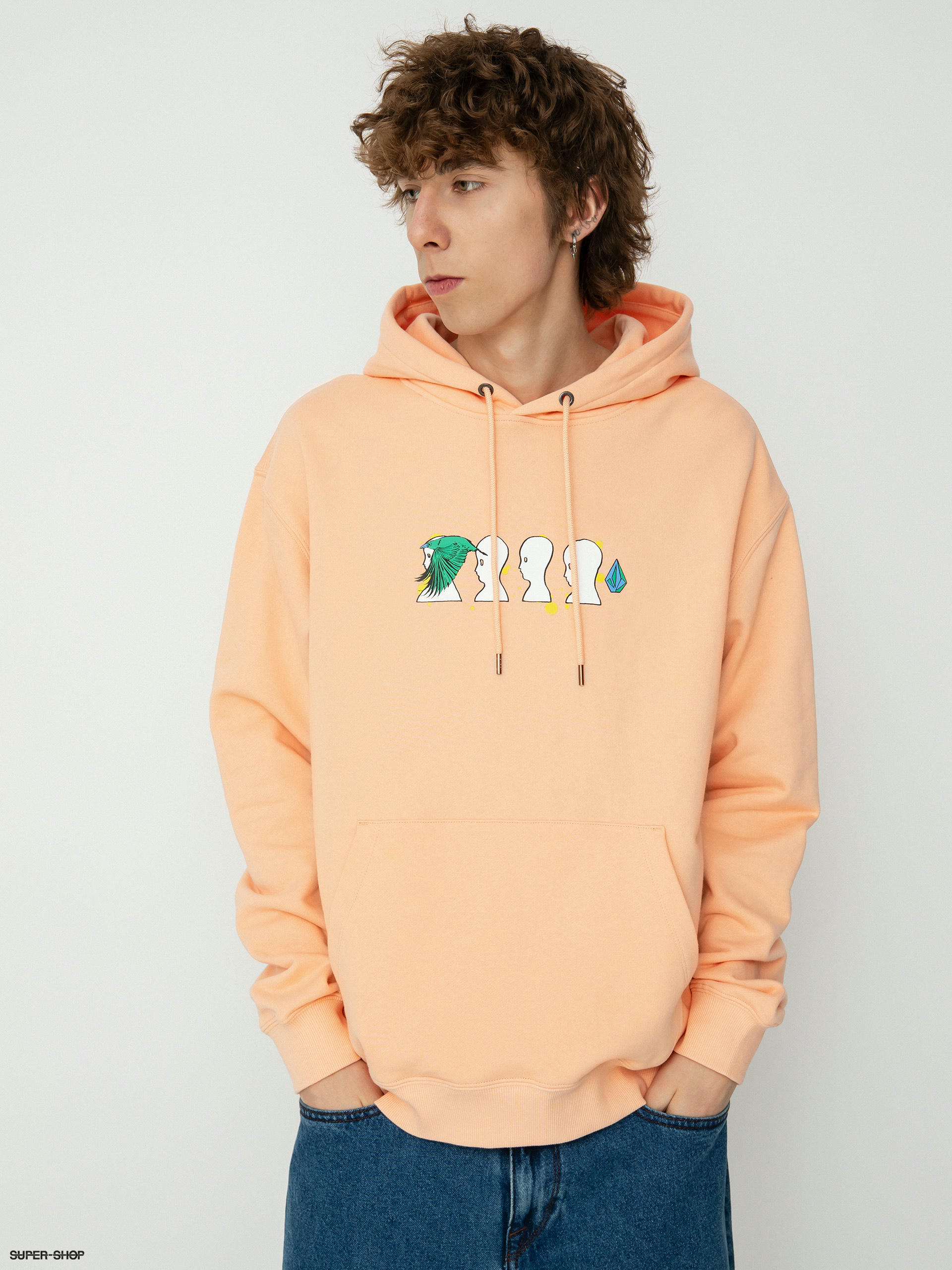 Volcom Fa Ed Merlin Murray HD Hoodie (peach bud)