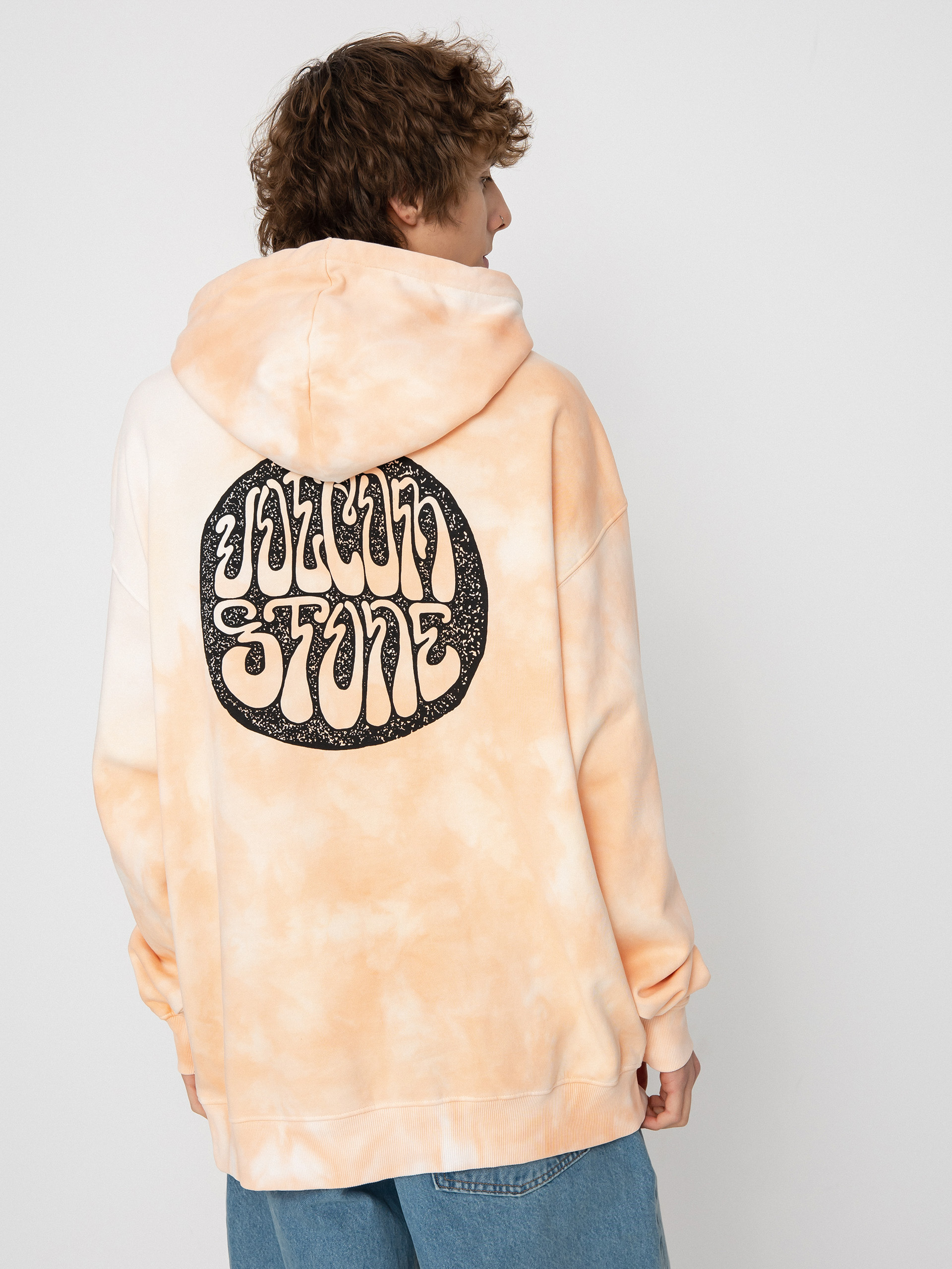 Volcom Trippin Dye HD Hoodie (peach bud)