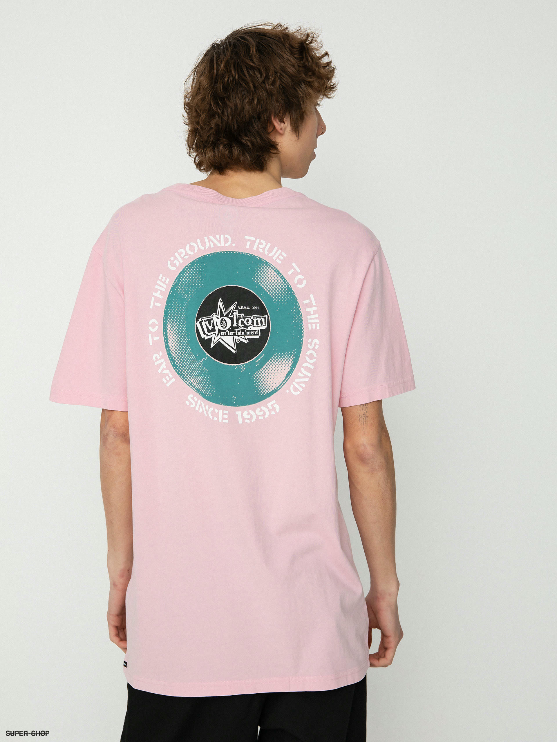 Pink hot sale volcom shirt