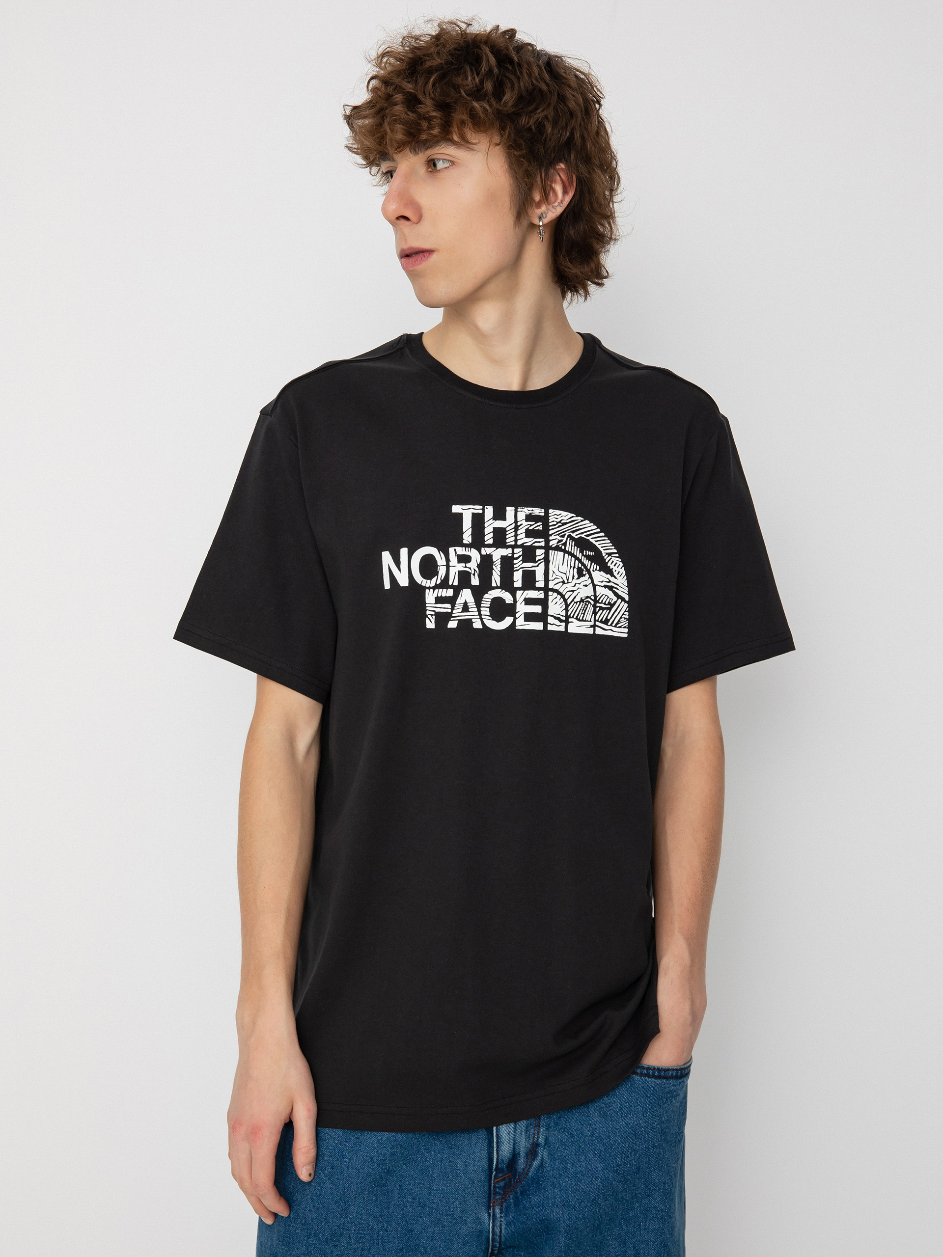 The North Face Woodcut Dome T-shirt (tnf black)