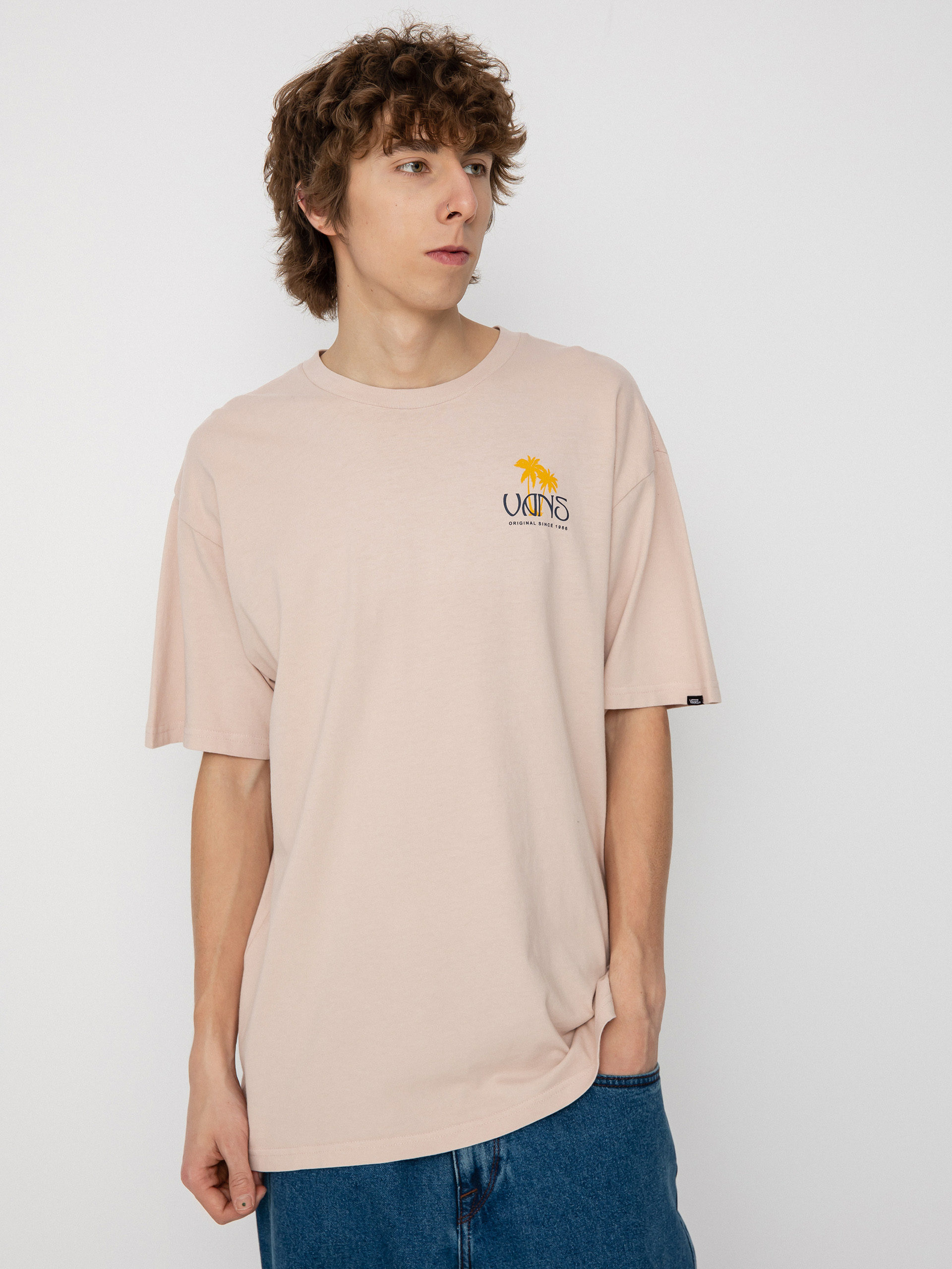 Vans Sunset Dual Palm Vintage T-shirt (rose smoke)