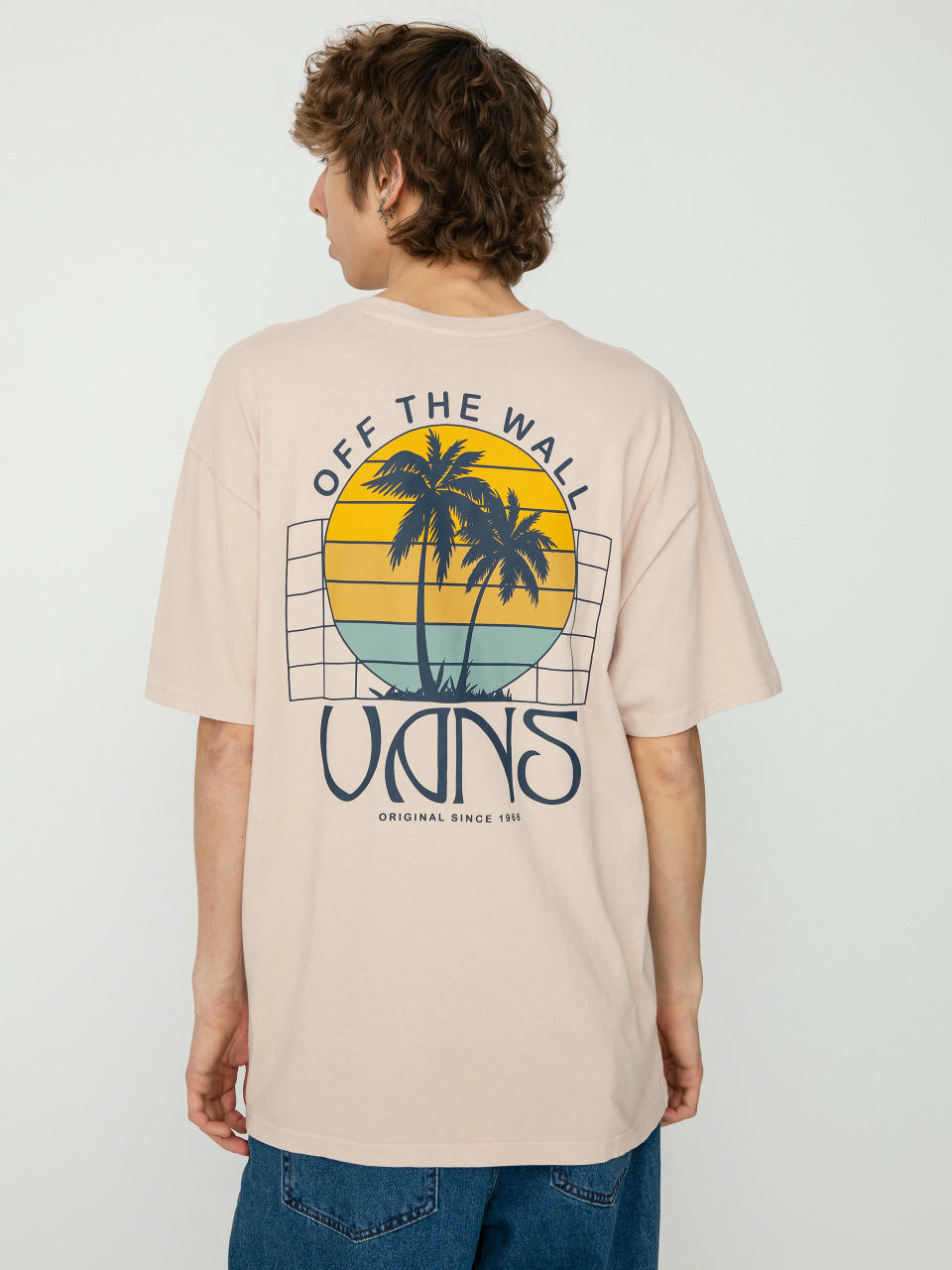 Vans Sunset Dual Palm Vintage T-shirt (rose smoke)