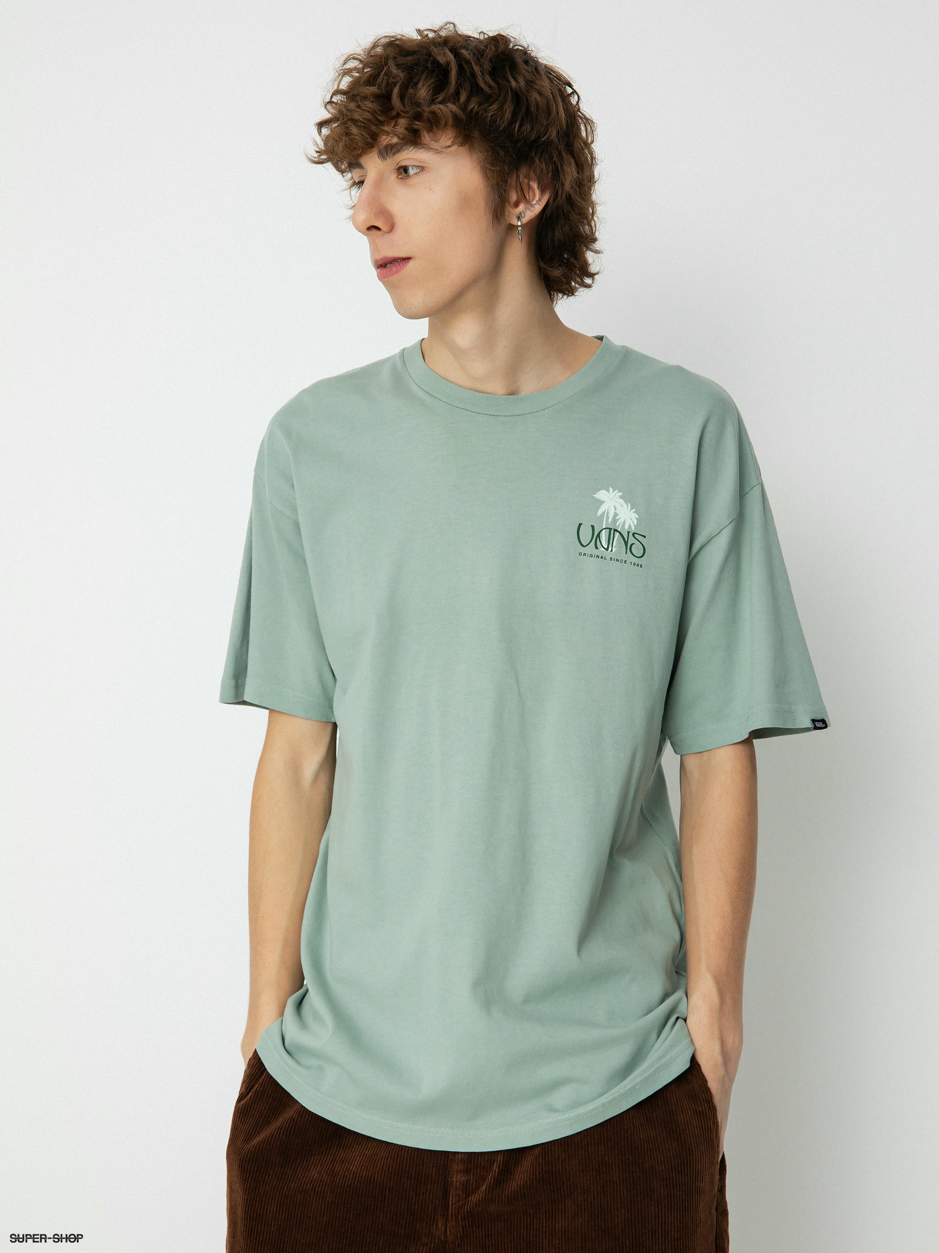 Vans Sunset Dual Palm Vintage T-shirt (chinois green)