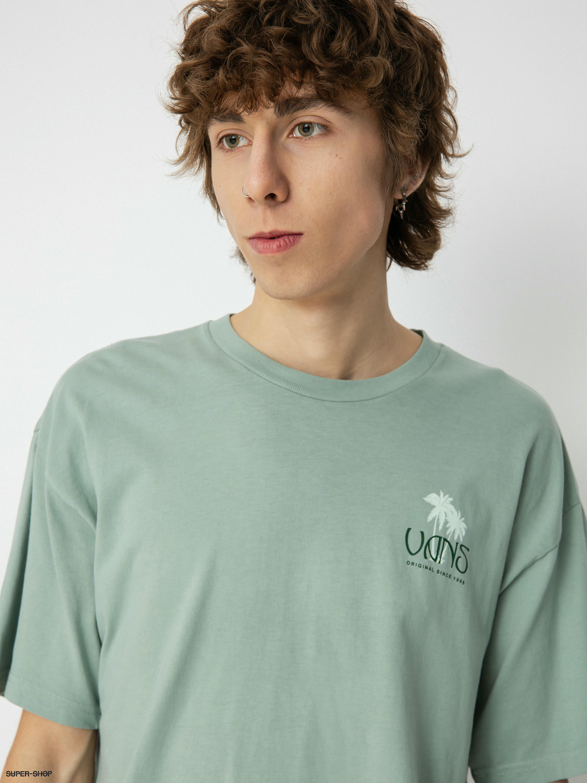 Vans Sunset Dual Palm Vintage T-shirt (chinois green)