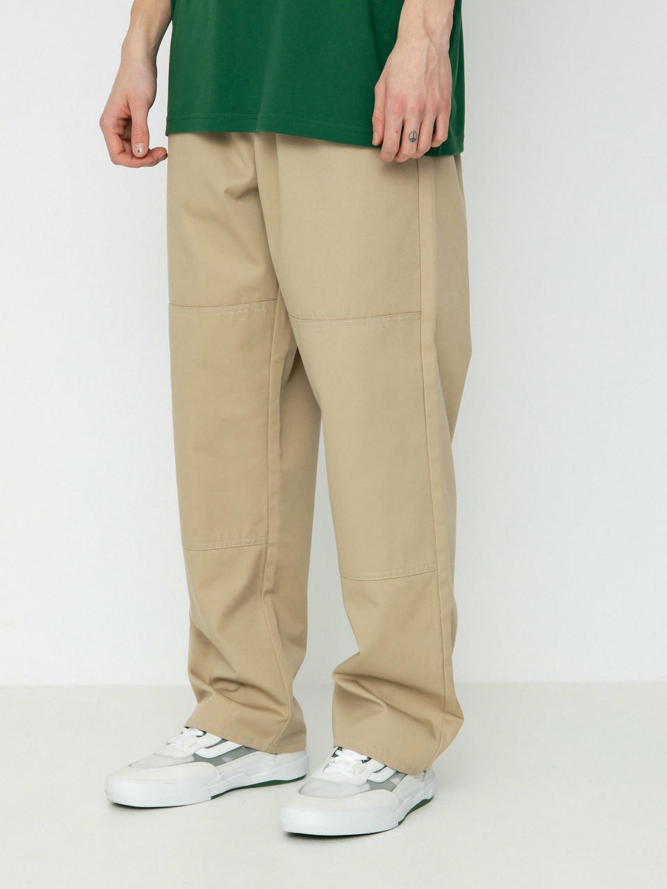 Recession Collection Americana Elastic Waist Pants - Khaki