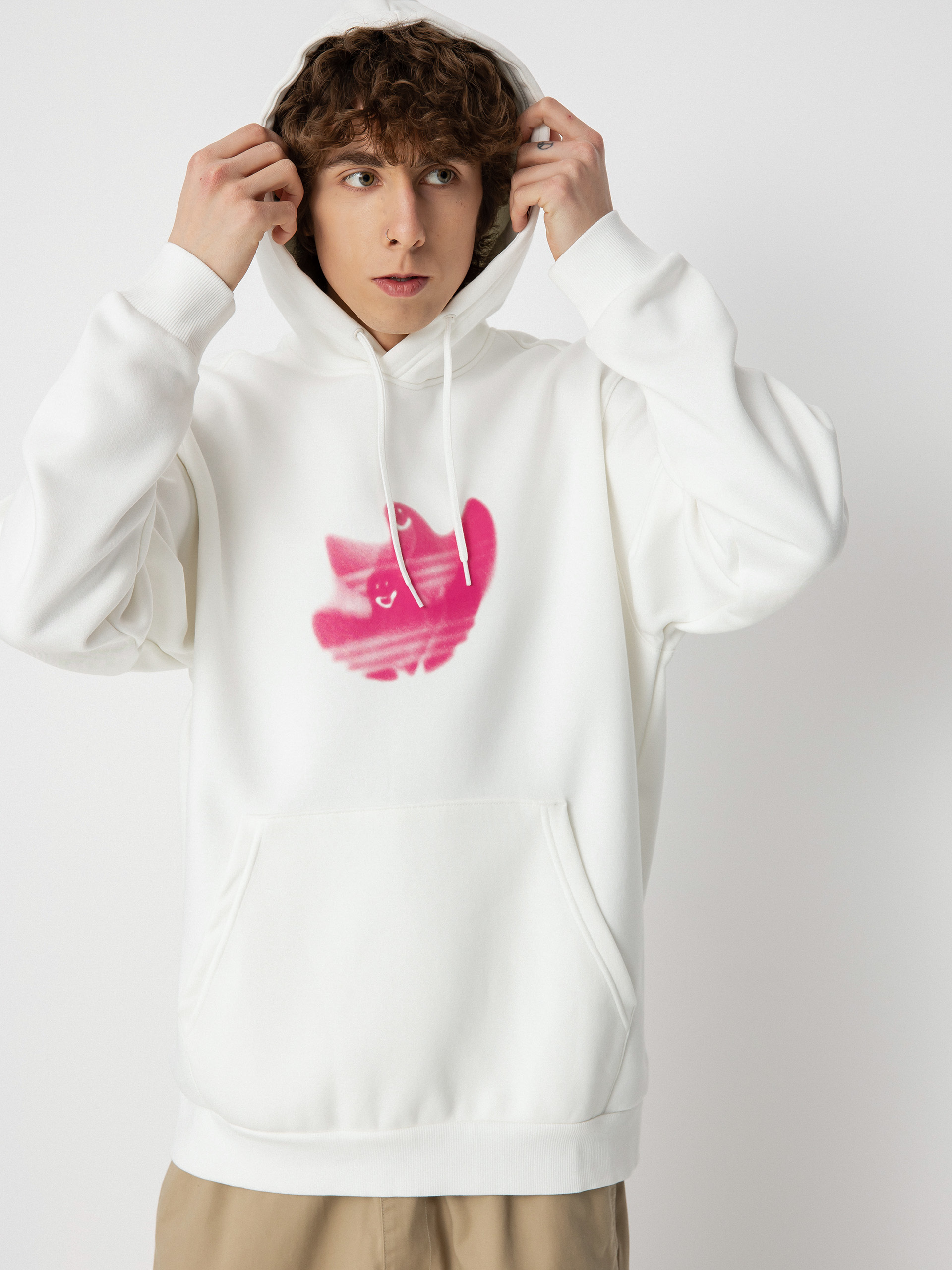 adidas Shmoo Logo HD Hoodie (cwhite/prefuc)