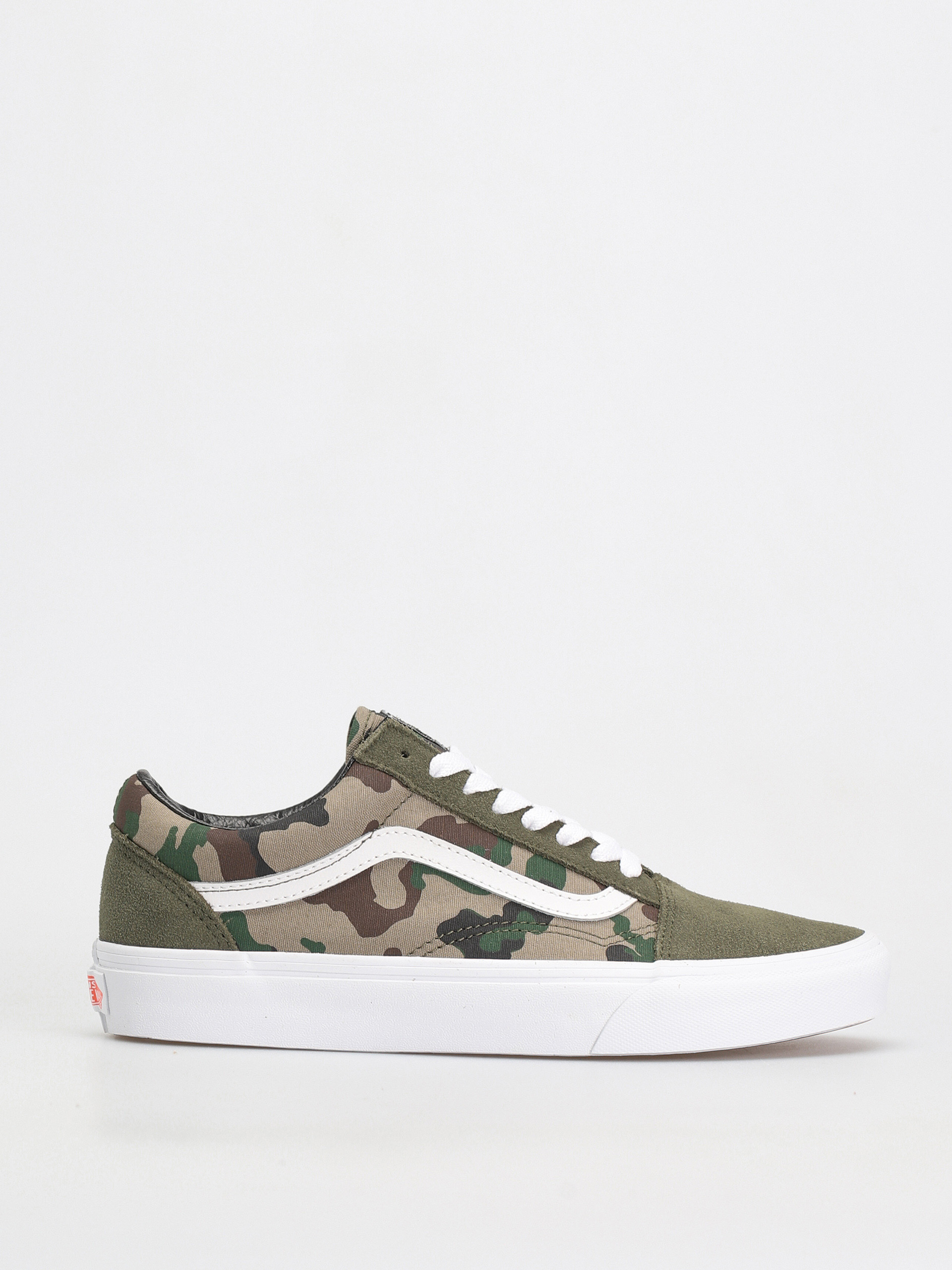 Vans Old Skool Shoes (camo olive/white)