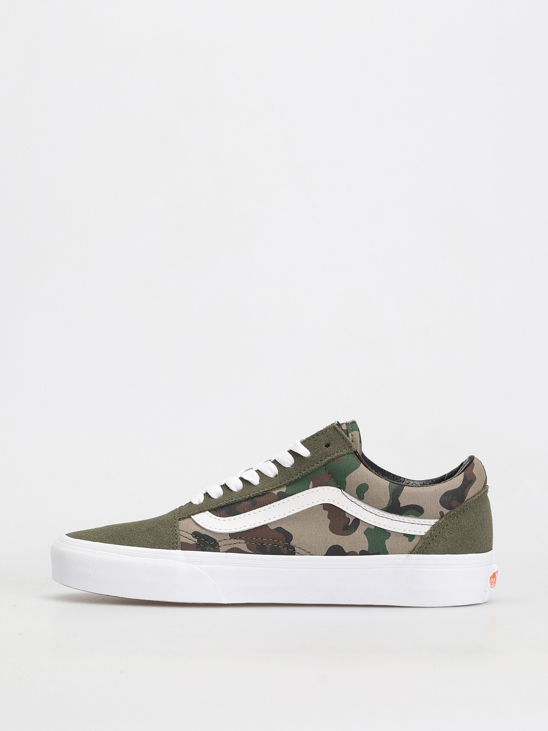 Vans Old Skool Shoes (camo olive/white)