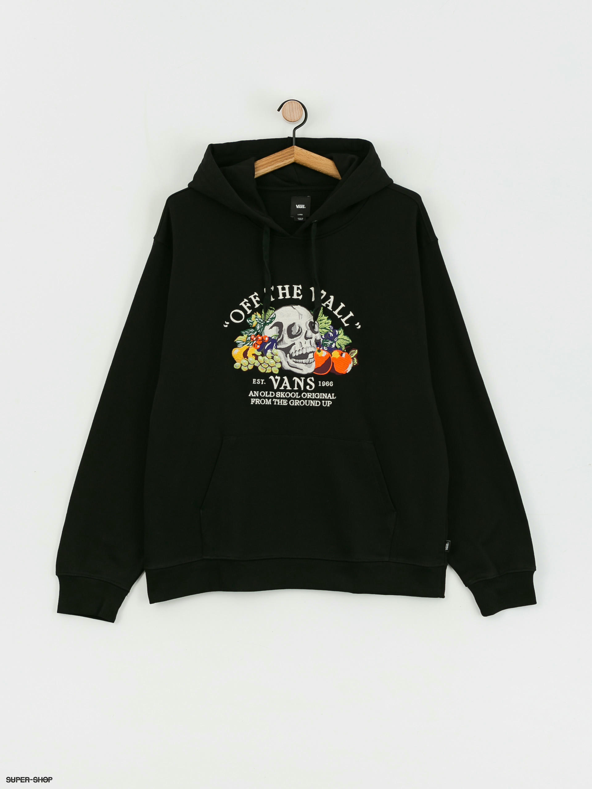 Mens black clearance vans hoodie