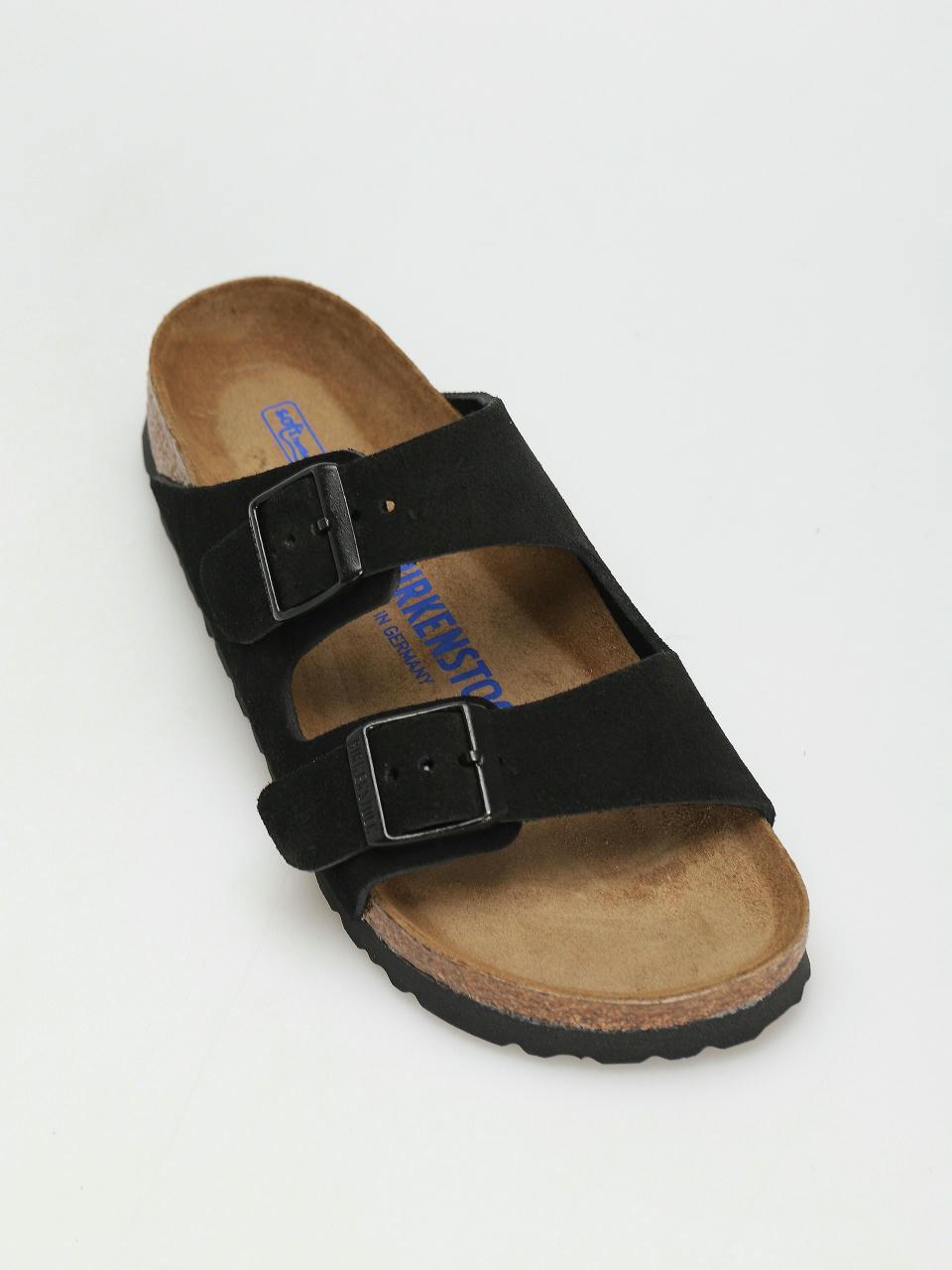 Birkenstock Arizona Suede Narrow Flip-flops Wmn (black)