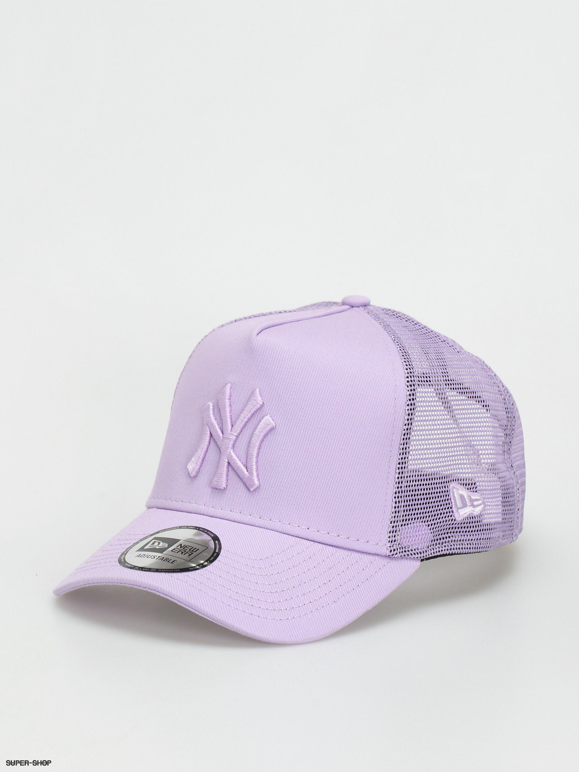 New Era New York Yankees Tonal Mesh Lilac A-Frame Trucker Cap