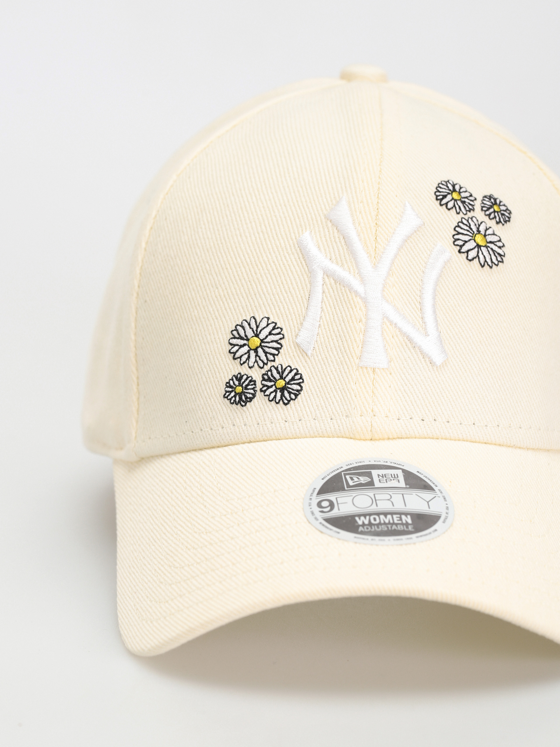 New Era Denim 9Forty New York Yankees Cap Wmn (stone/white)