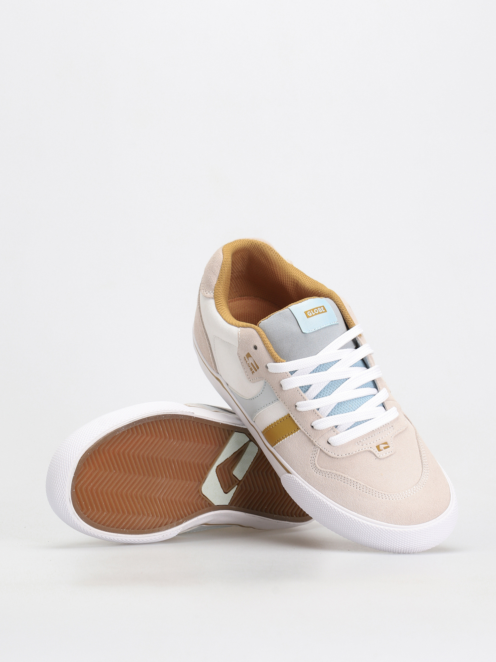 Globe Encore 2 Shoes (white/mustard/vapor)
