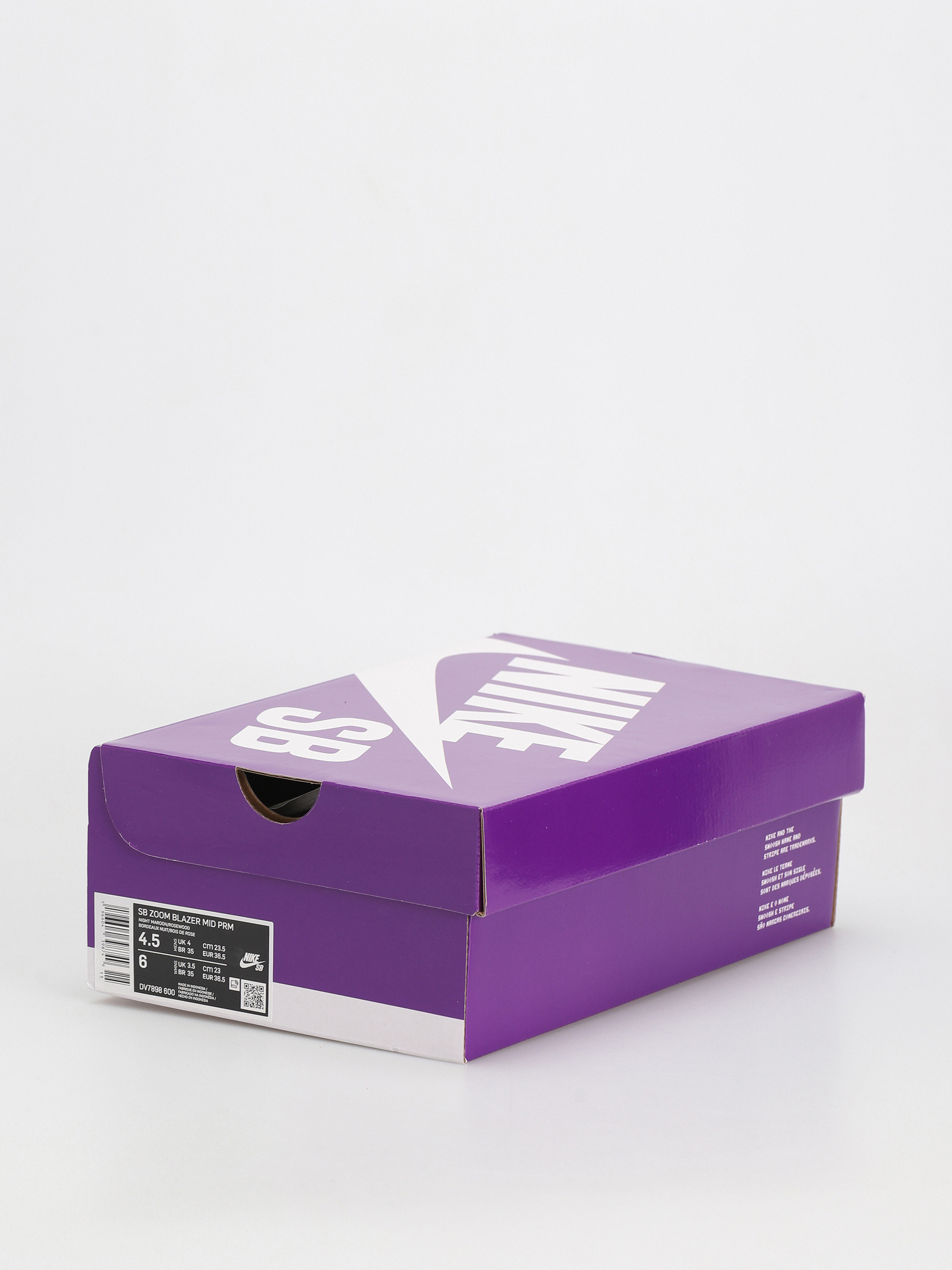 Nike SB Zoom Blazer Mid Prm Schuhe (night maroon/rosewood night maroon white)