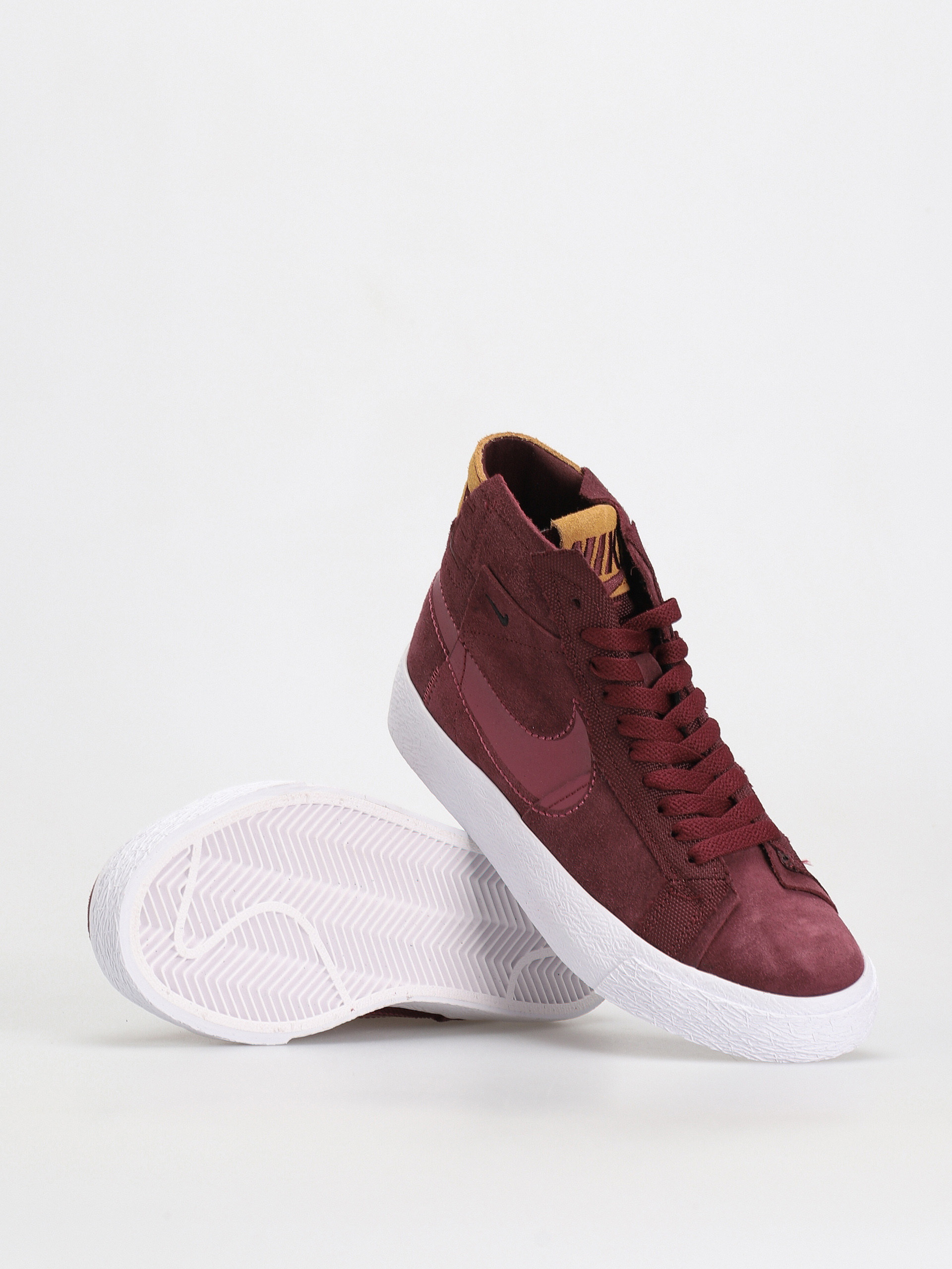 Nike SB Zoom Blazer Mid Prm Shoes (night maroon/rosewood night maroon white)