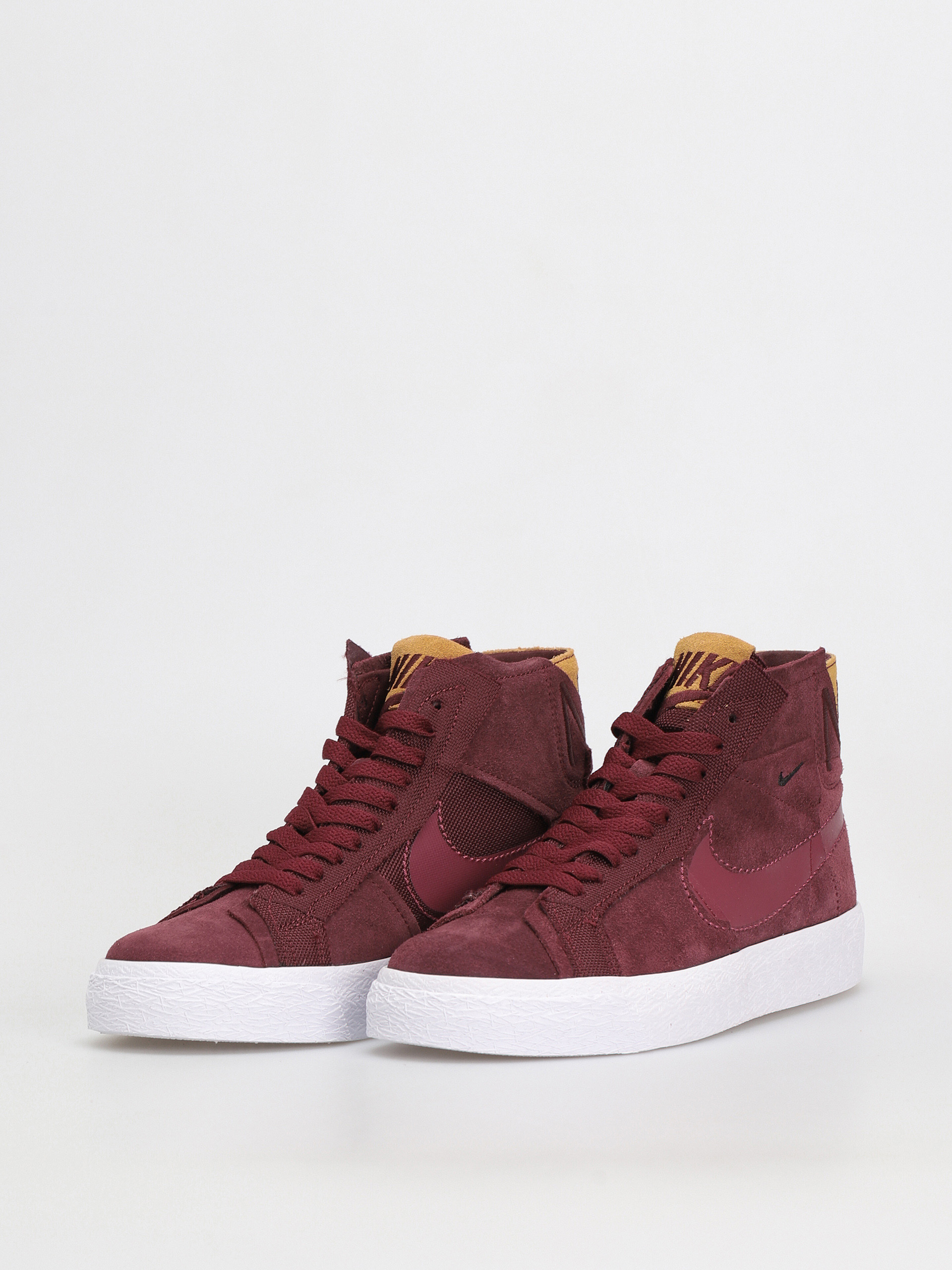 Nike SB Zoom Blazer Mid Prm Shoes (night maroon/rosewood night maroon white)