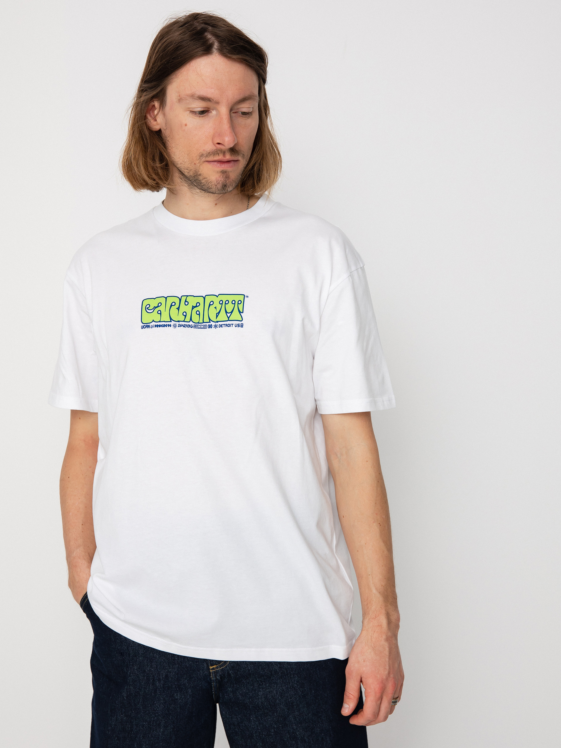 Carhartt WIP Heat Script T shirt white carhartt-wip-heat-script-t-shirt-white