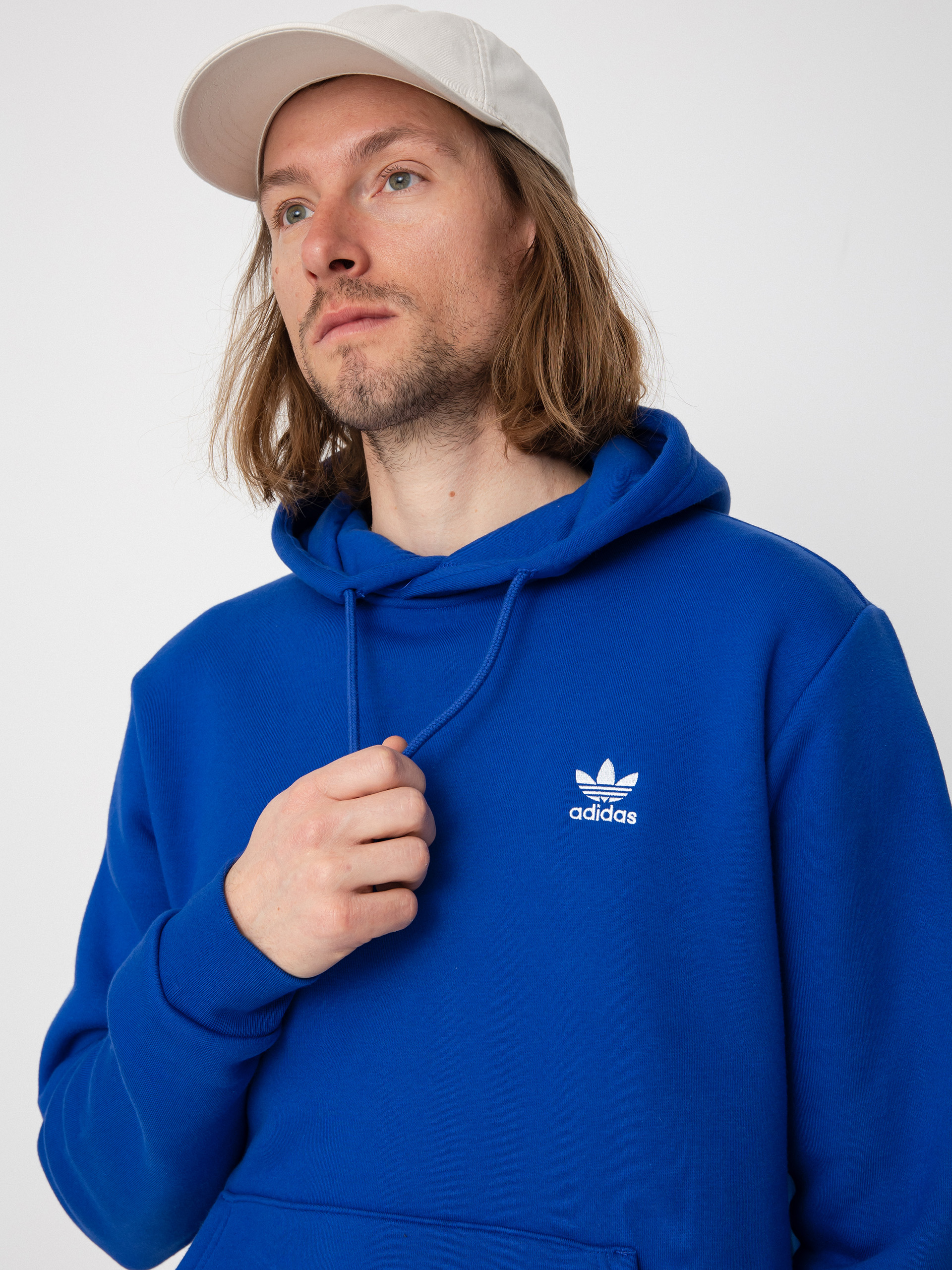 Adidas originals blue hoodie sale