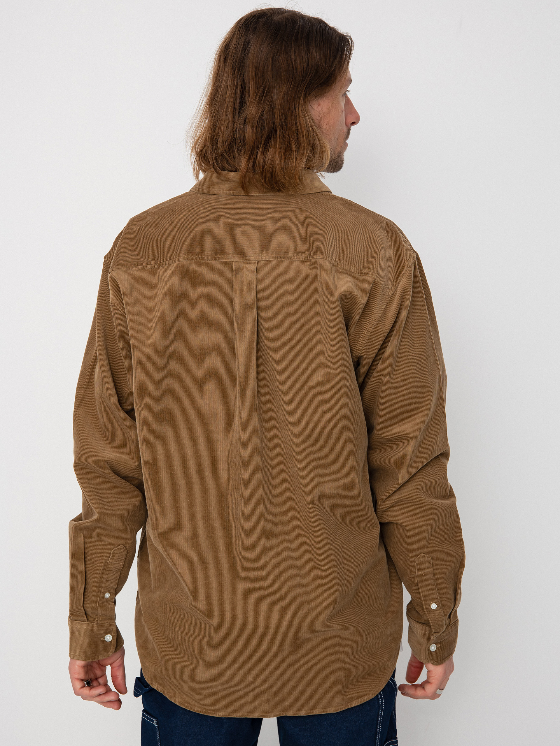 Carhartt WIP Madison Fine Cord Shirt (buffalo/black)