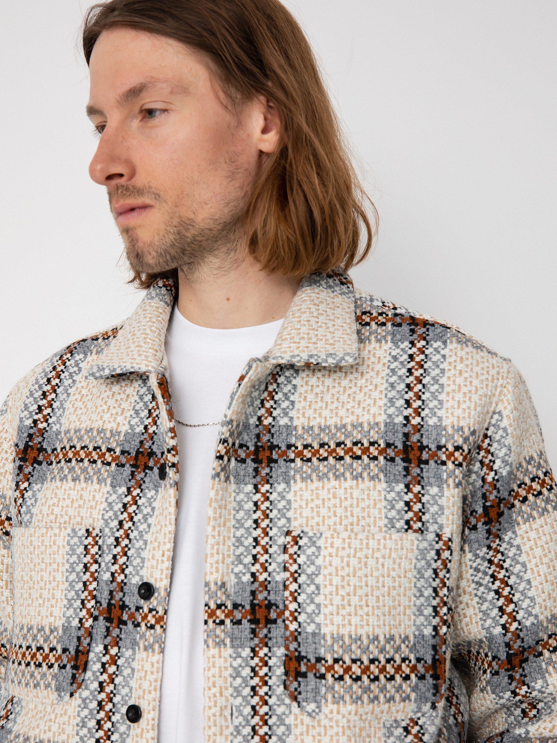 OBEY District Jacket (irish cream multi)