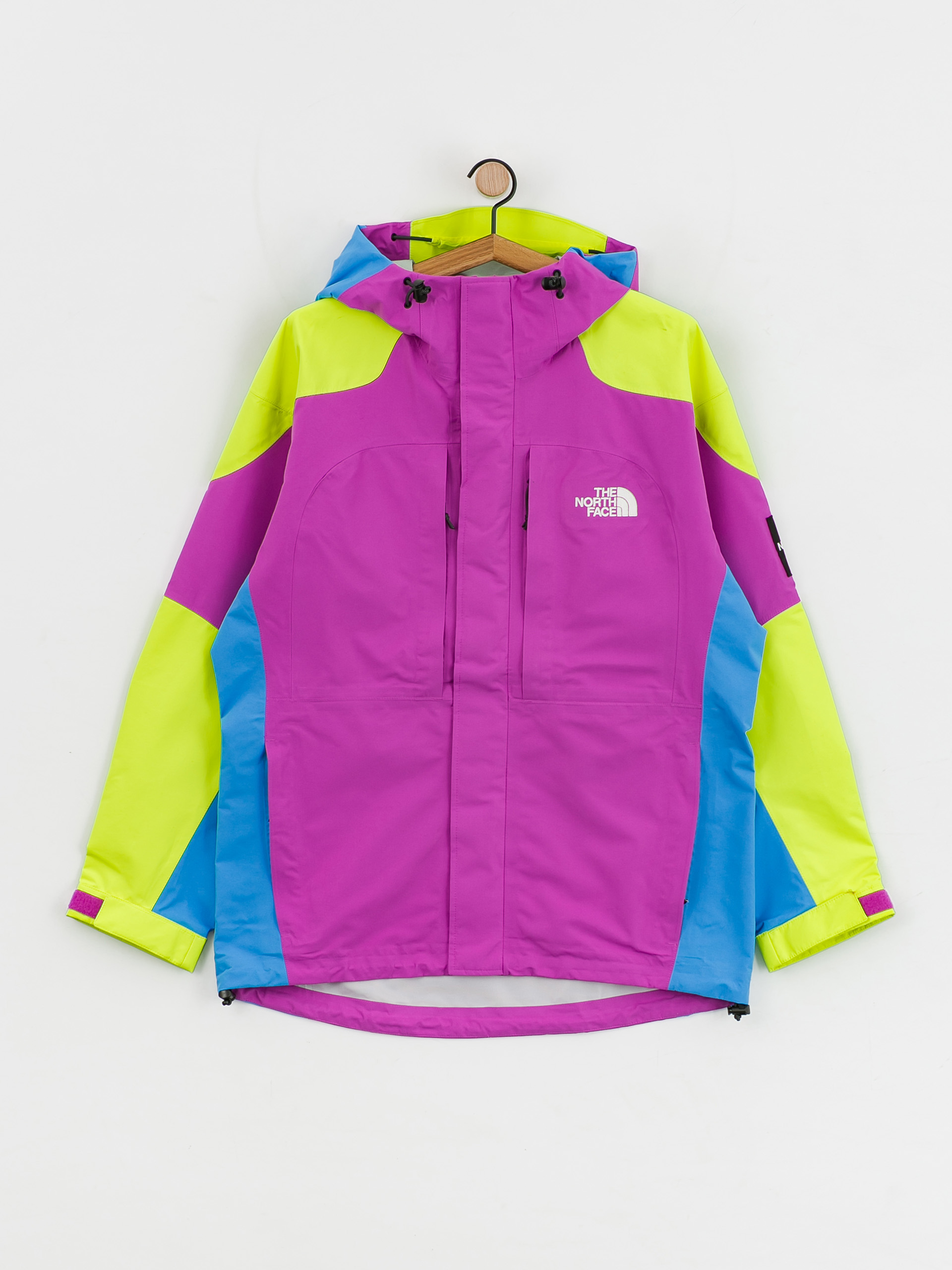 The North Face 3L Dryvent Carduelis Jacket (purple cactus flower/led yellow/super sonic blue)