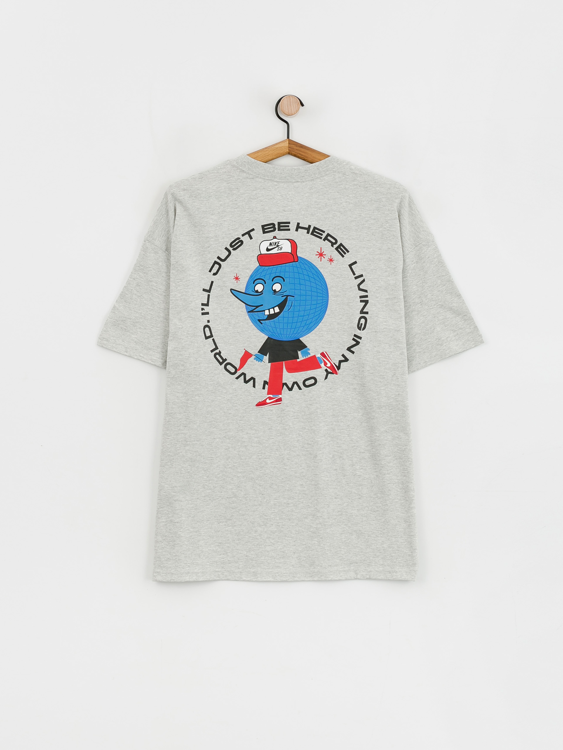 Nike SB Globe Guy T-shirt (grey heather)