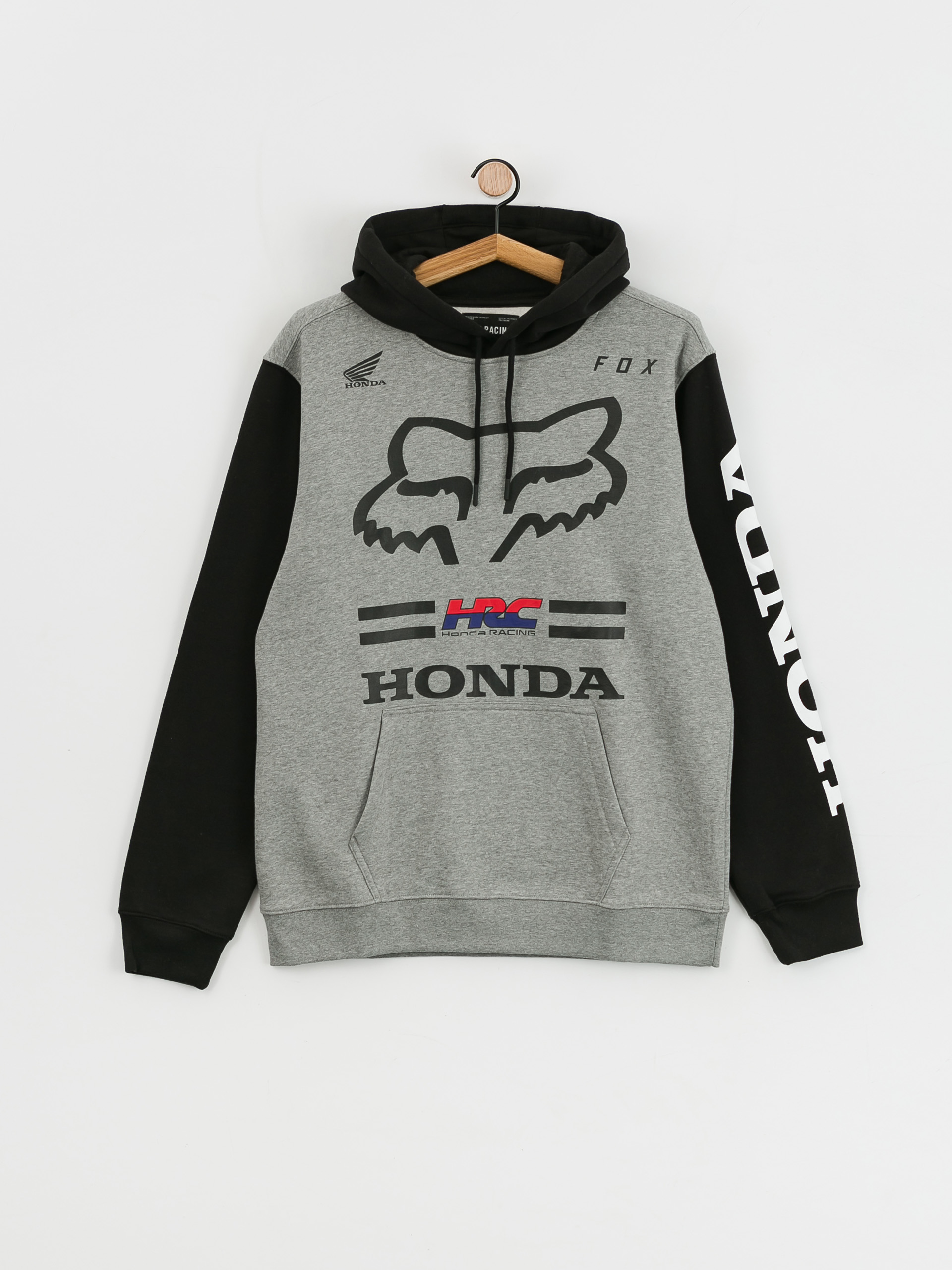 Fox hoodie grey sale