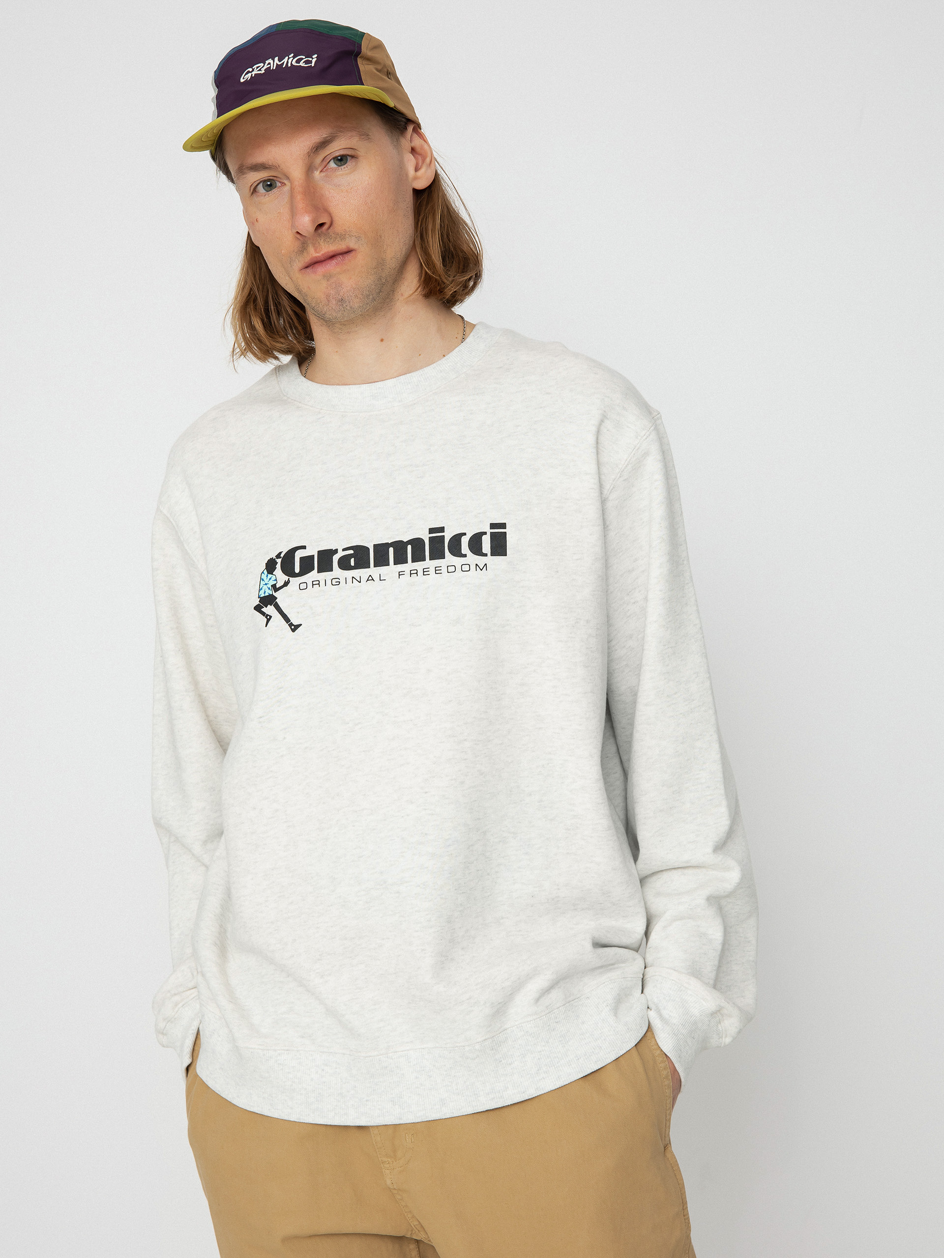 Gramicci Dancing Man Sweatshirt (ash heather)