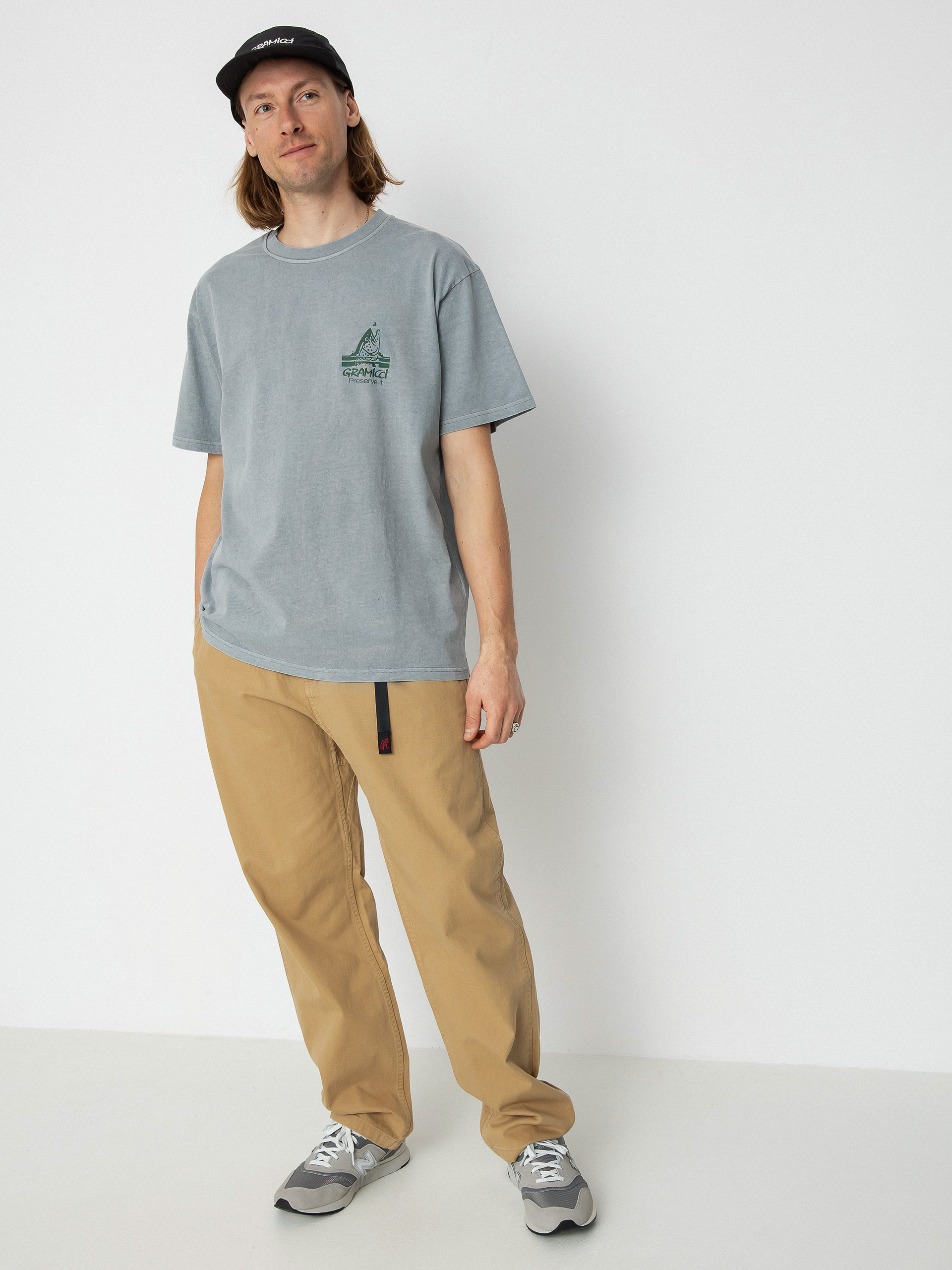Gramicci Trout T-shirt (smoky slate pigment)
