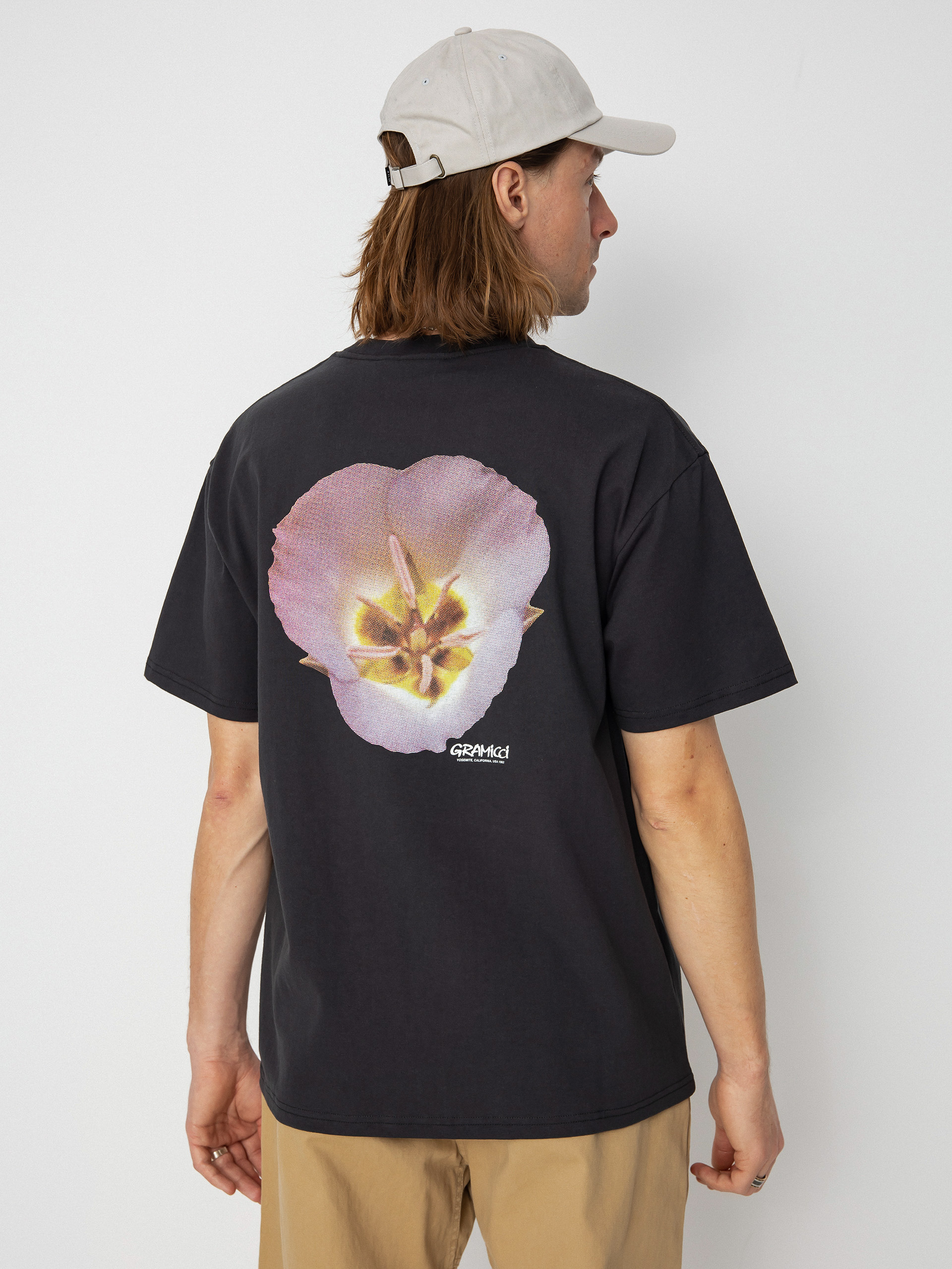 Gramicci Flower T-shirt (vintage black)