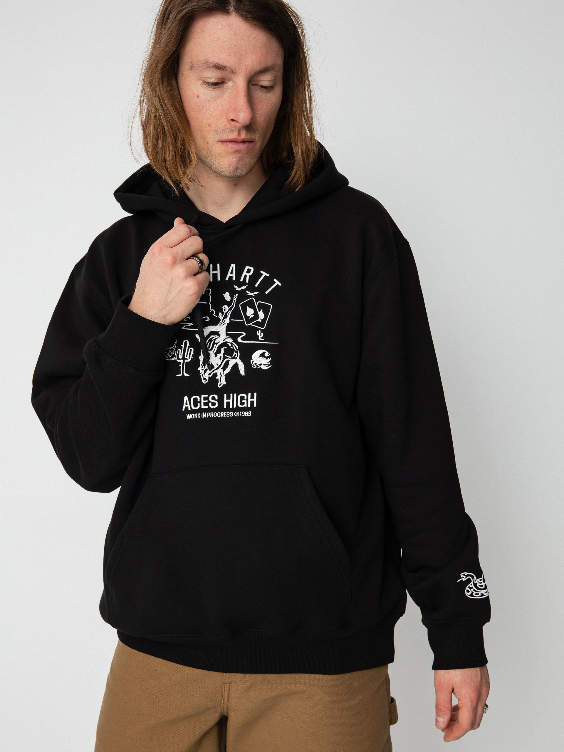 Carhartt WIP Souvenir Valley HD Hoodie (black/wax)