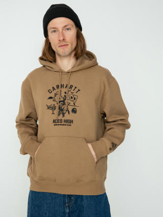 Carhartt WIP Souvenir Valley Hoodie Shirt - Natural/Black, Size S by Sneaker Politics