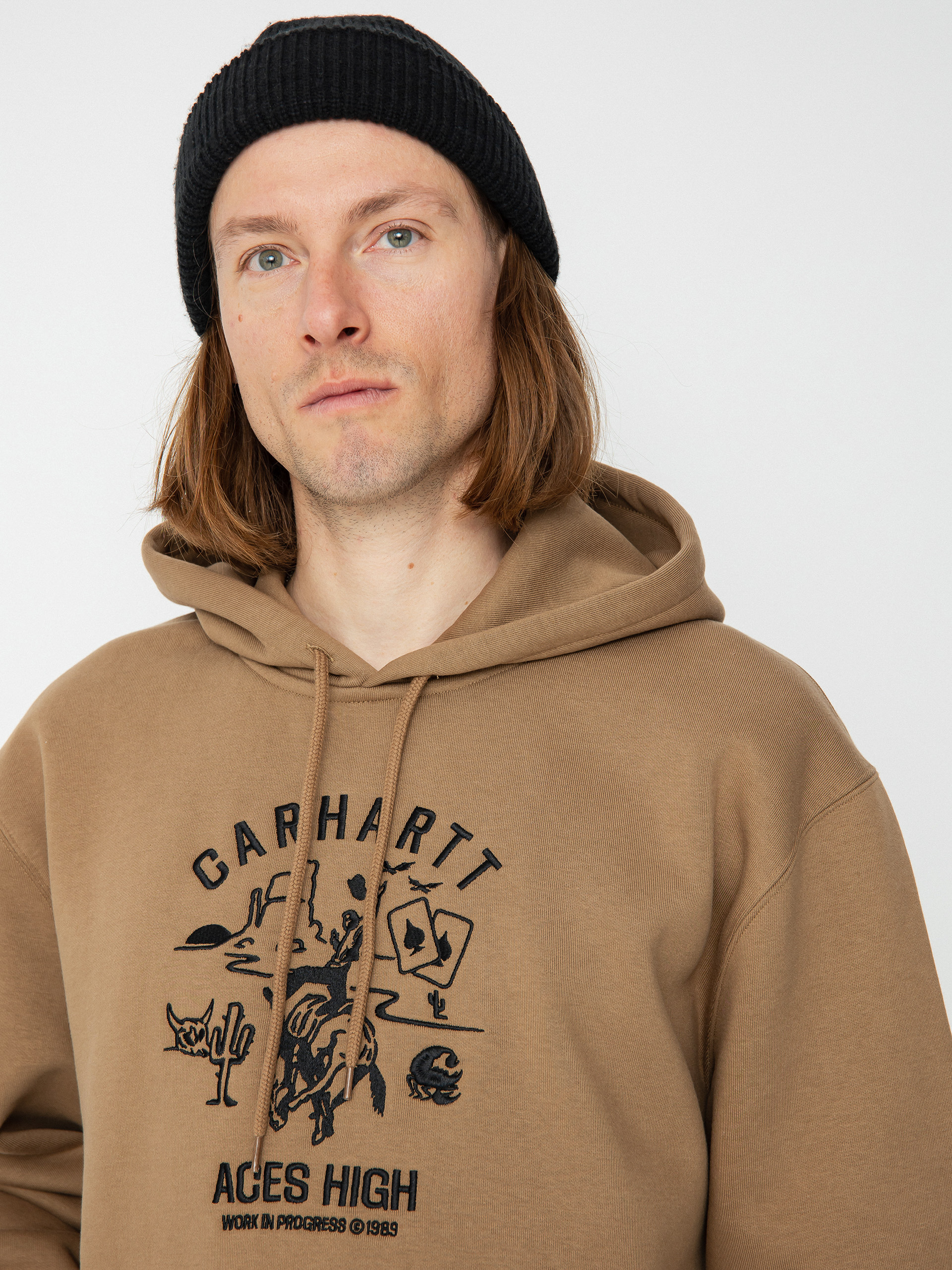 Carhartt WIP Souvenir Valley HD Hoodie (buffalo/black)