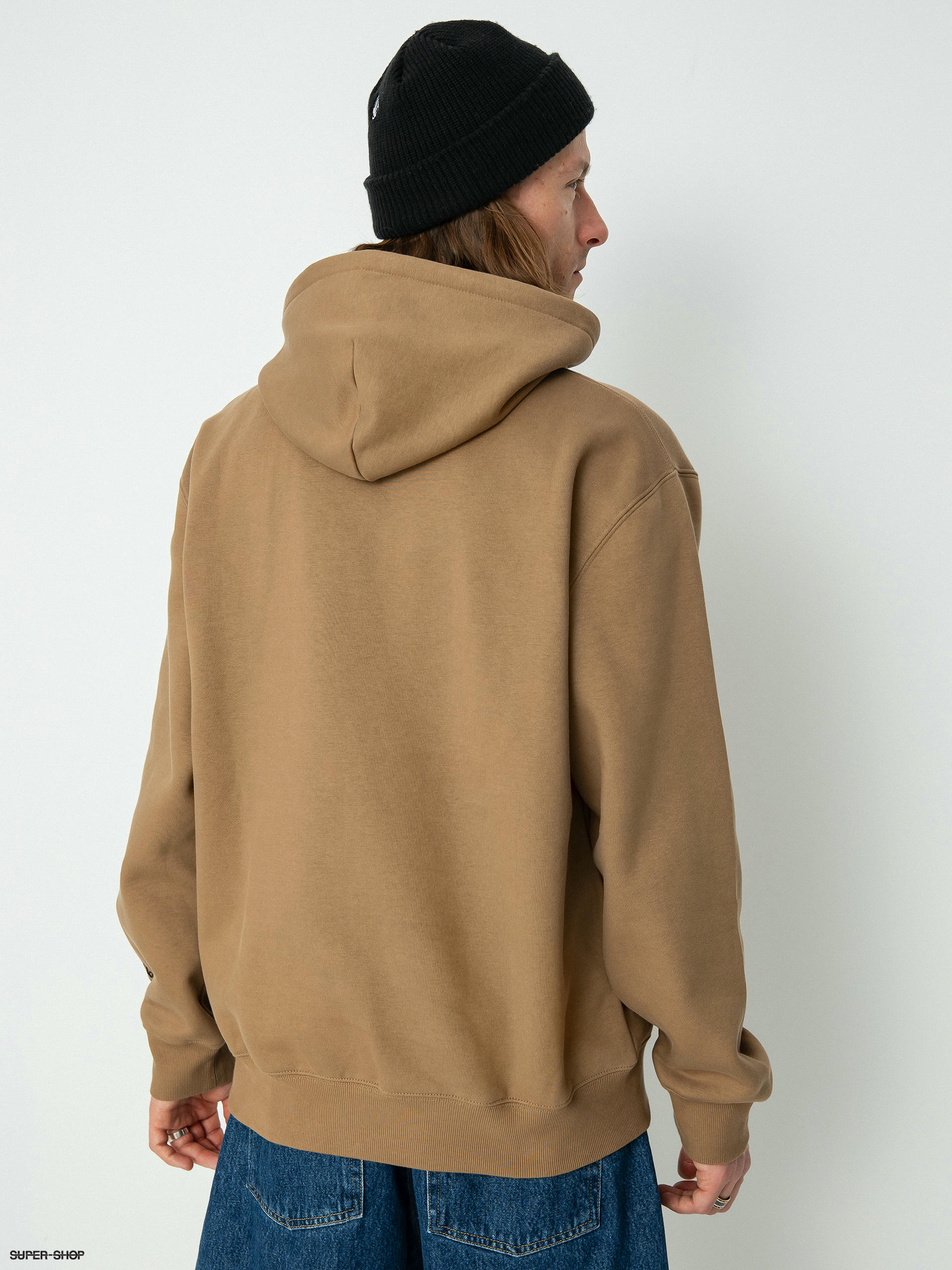 Carhartt WIP Souvenir Valley Hoodie Shirt - Natural/Black, Size S by Sneaker Politics