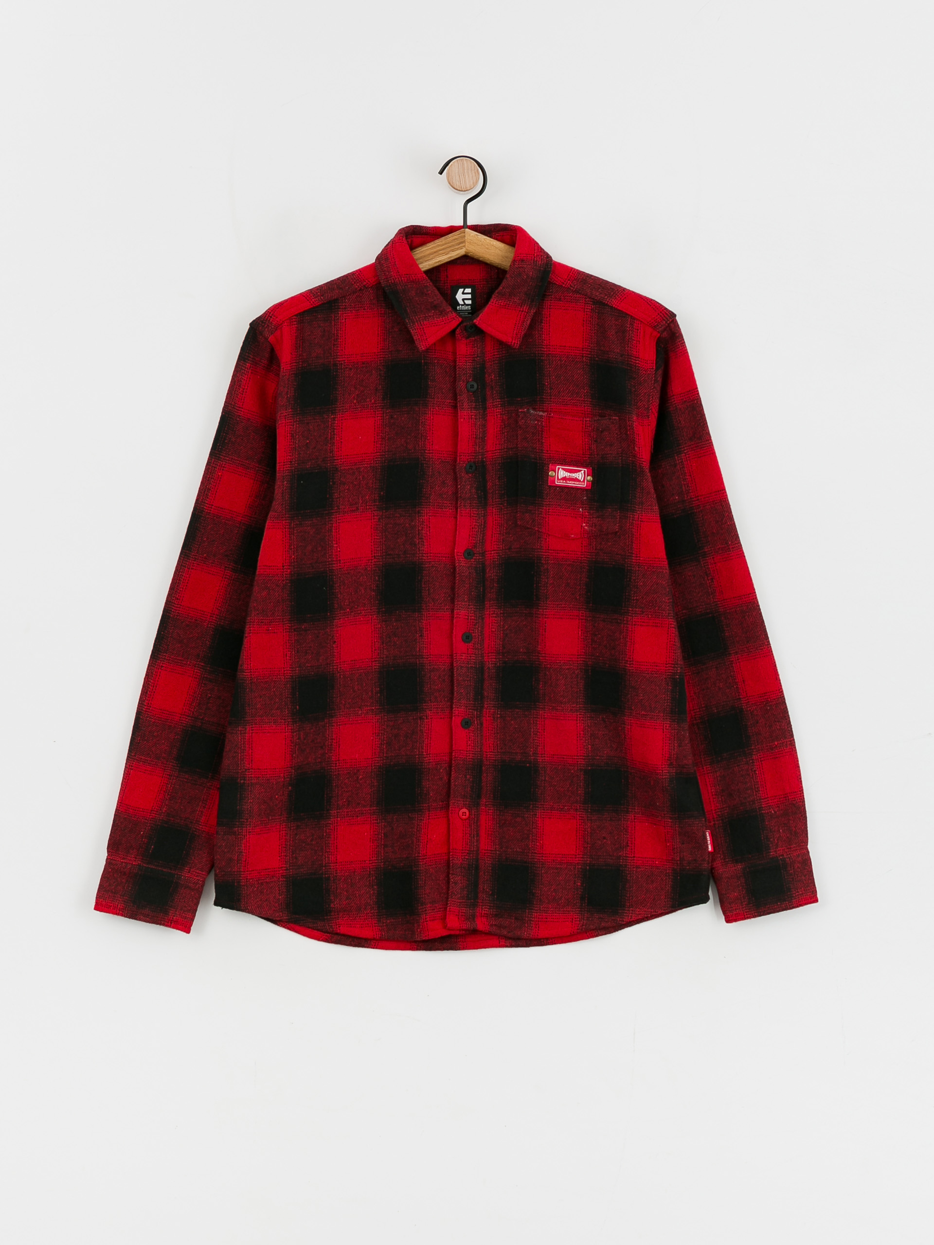 Etnies Independent Flannel Shirt (red)