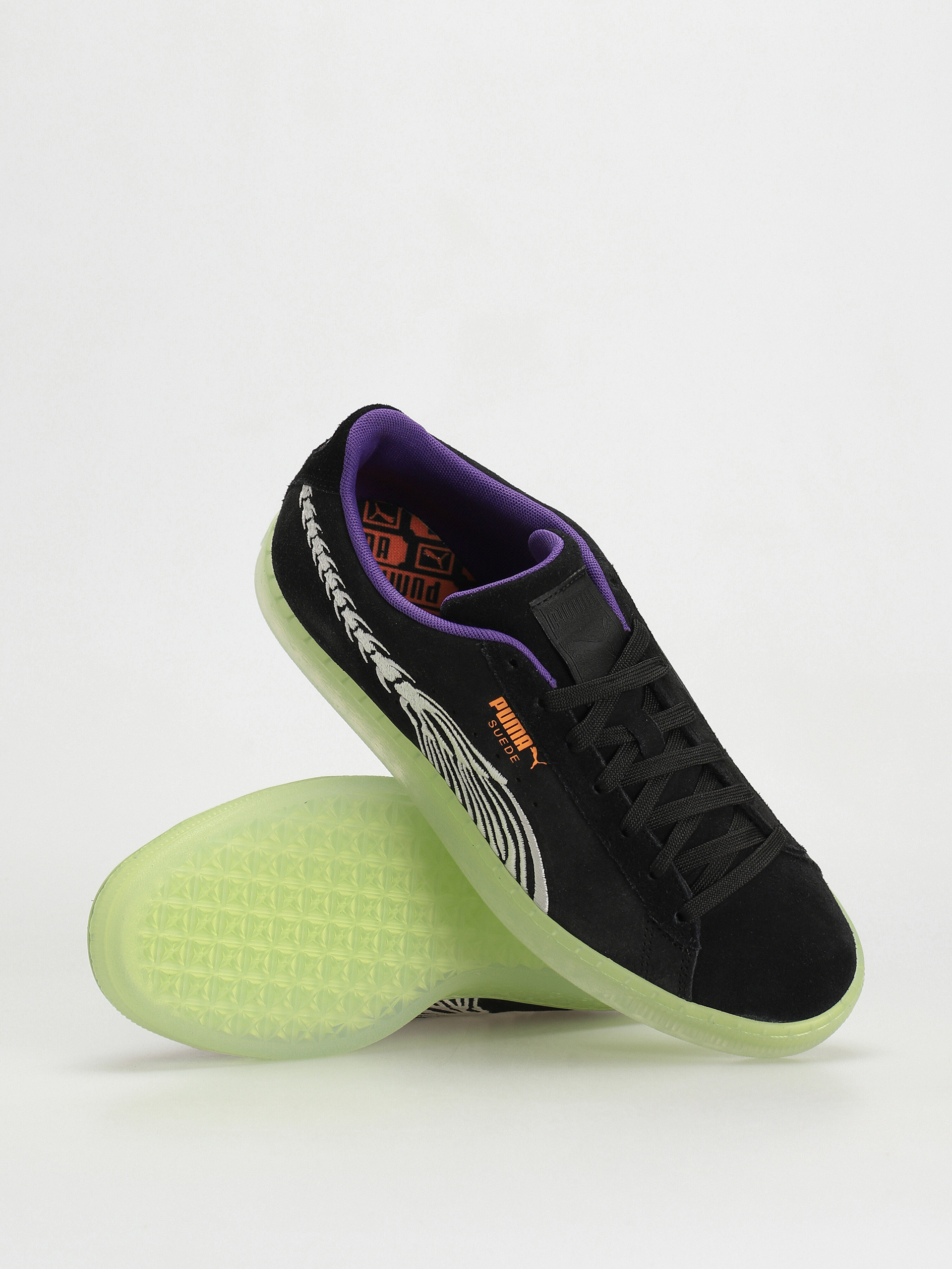 Puma Suede Haunted Shoes - black (puma black/pristine/pistachio)