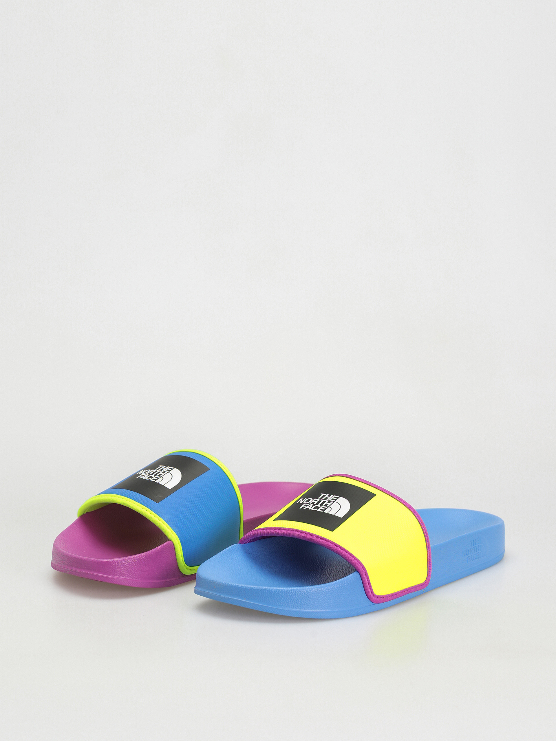 The North Face Base Camp Slide III Ltd Flip Flops (purple cactus flower/super sonic blue)